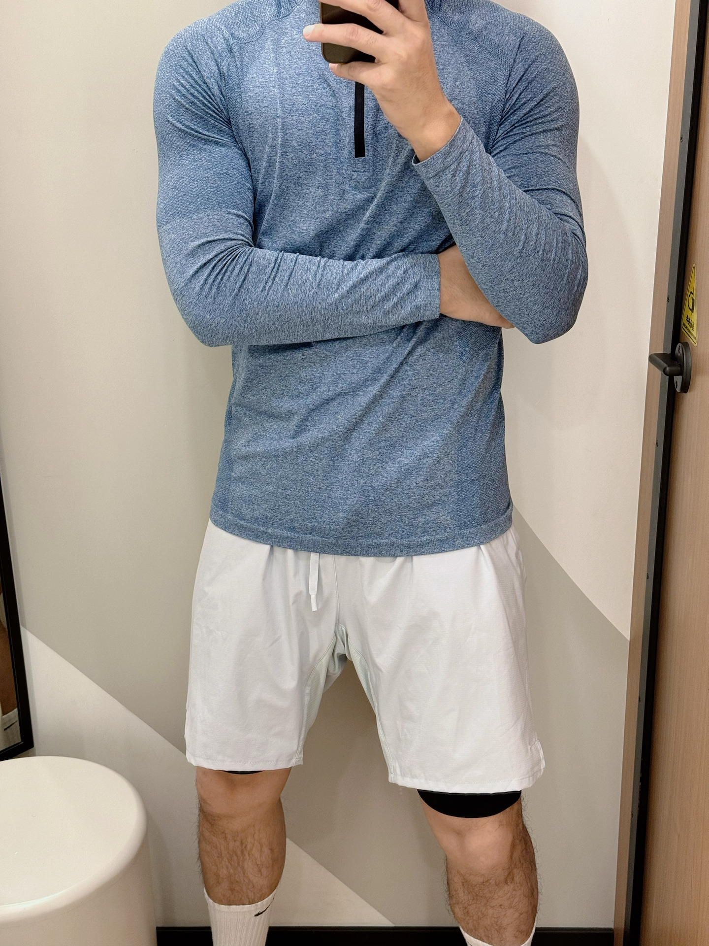 健身衣把我肌肉显大啦💪