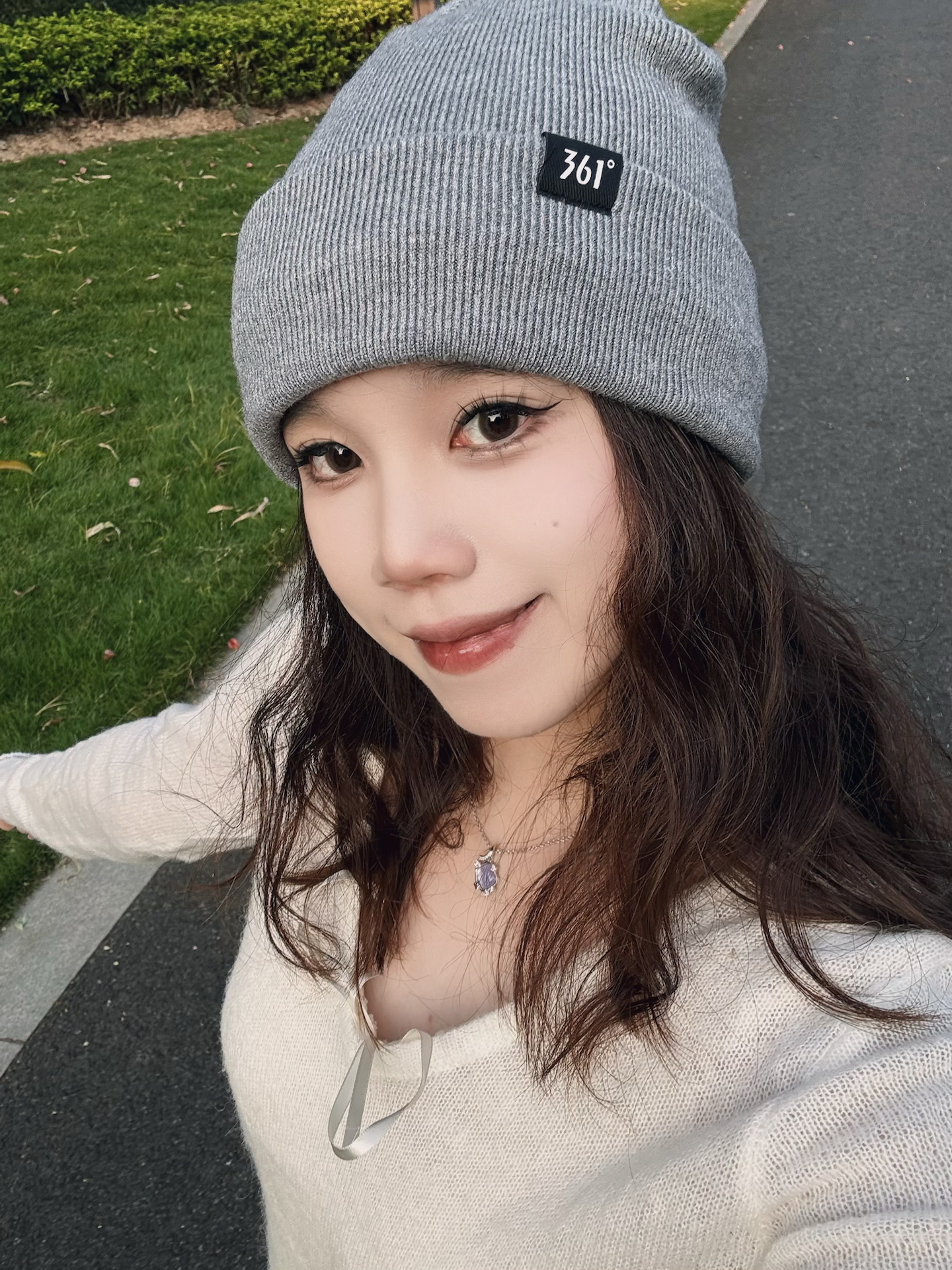 长脸本命冷帽！不洗头也能戴🤫