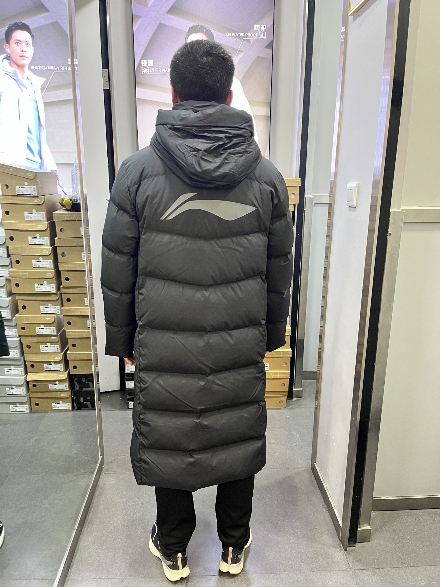 实体店比对后，挖到超暖长款外套🥳