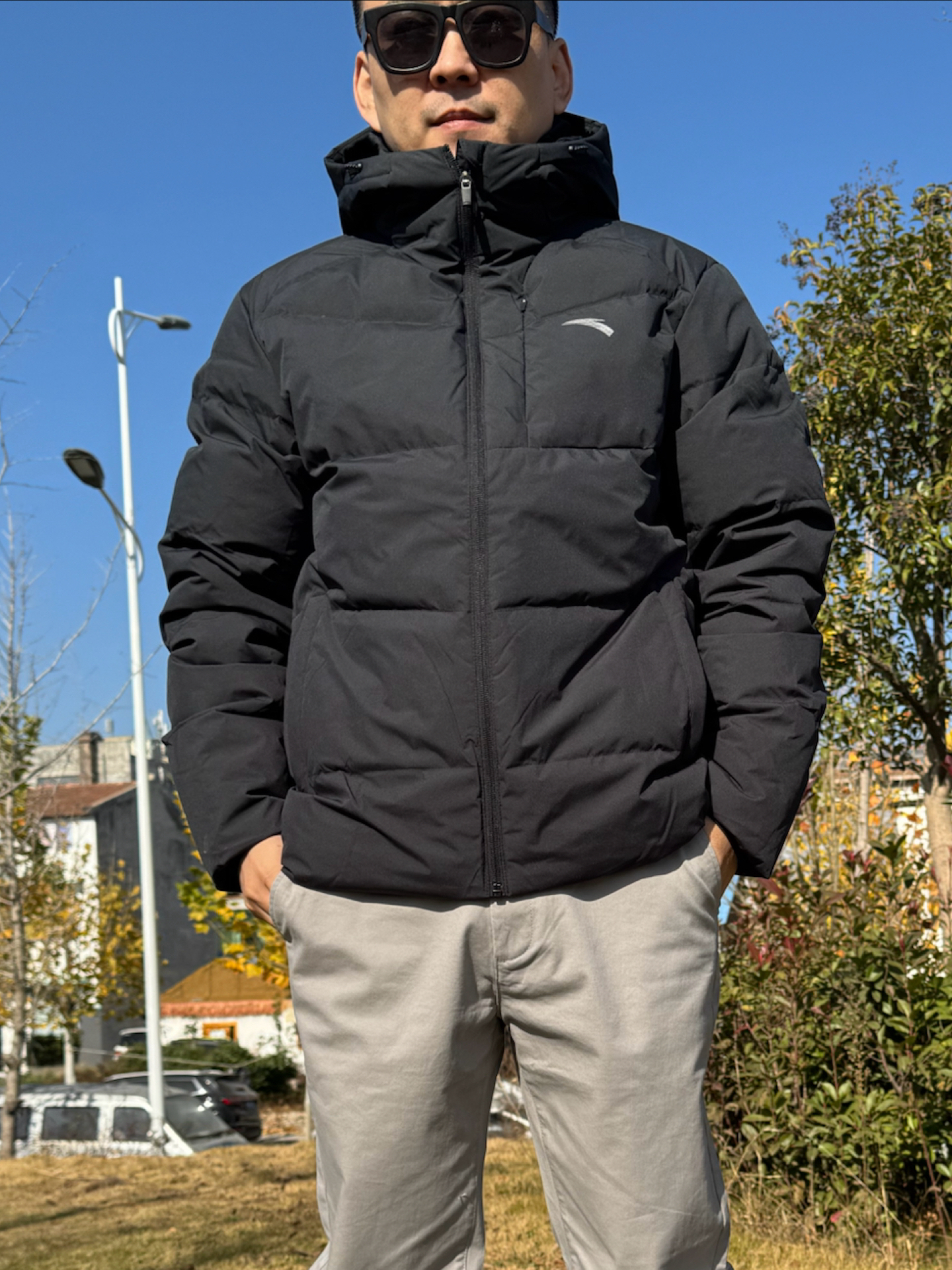 黑羽绒服搭出松弛感！！