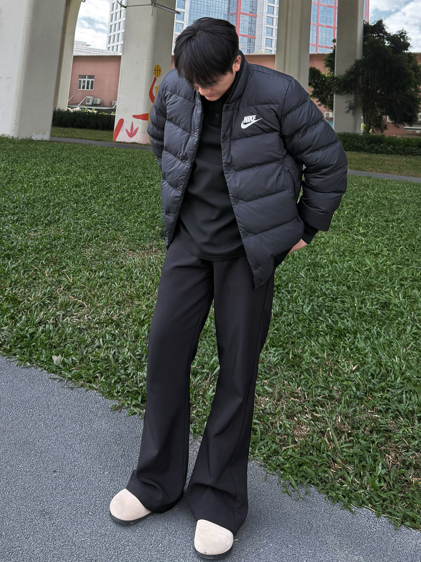 Nike短款羽绒服，秋冬穿搭刚需🔥