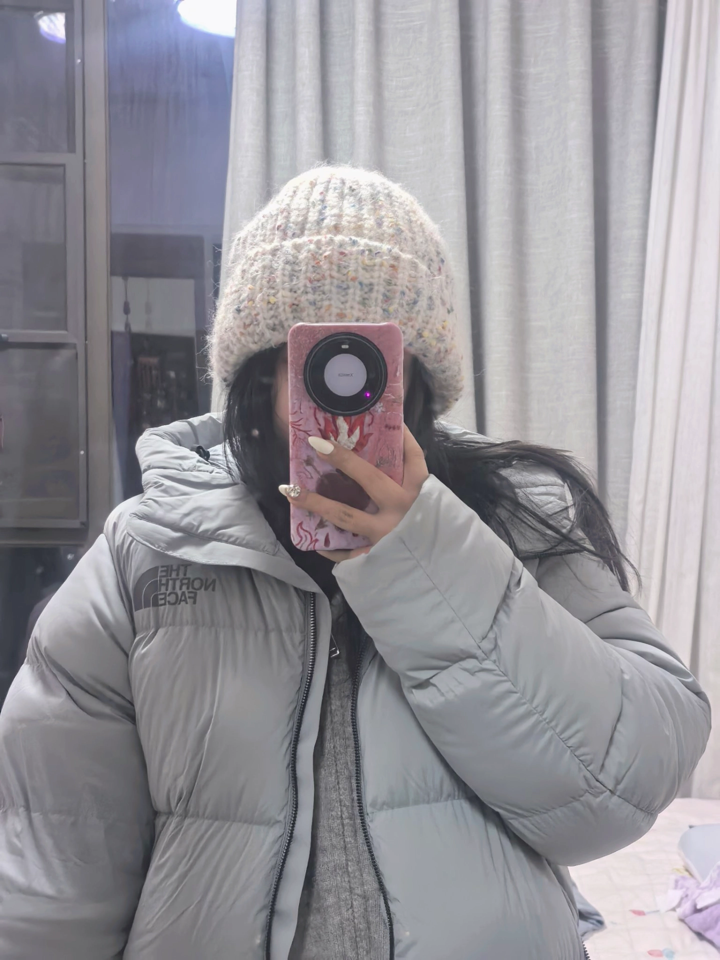 爱oversize星人挖到轻便暖呼长款衣👀