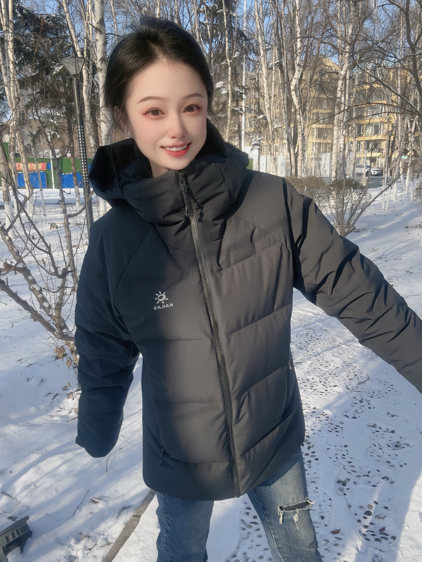 东北玩雪靠它抗冻还显瘦🥶