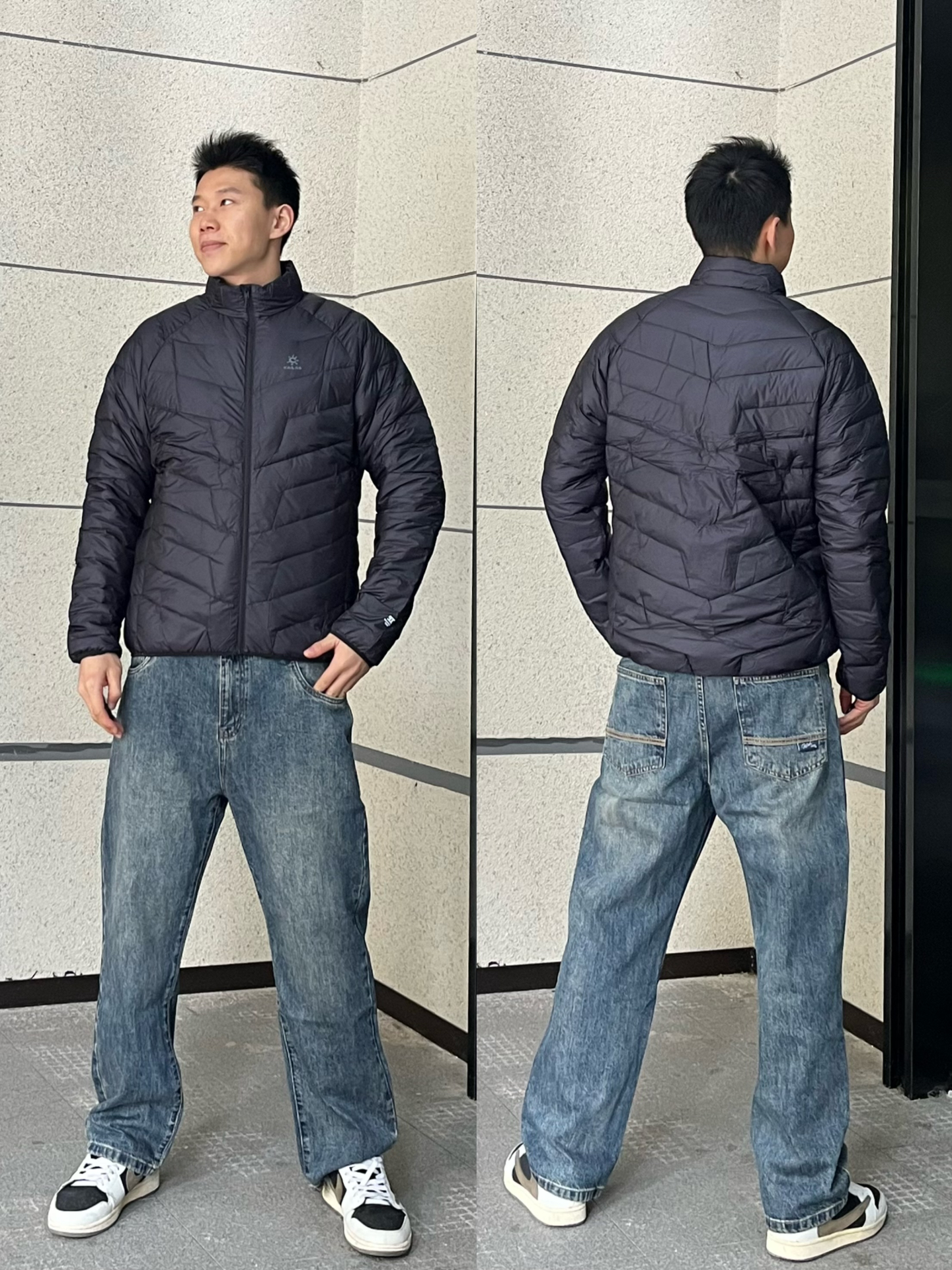 山系人本命羽绒！藏蓝好绝🥶