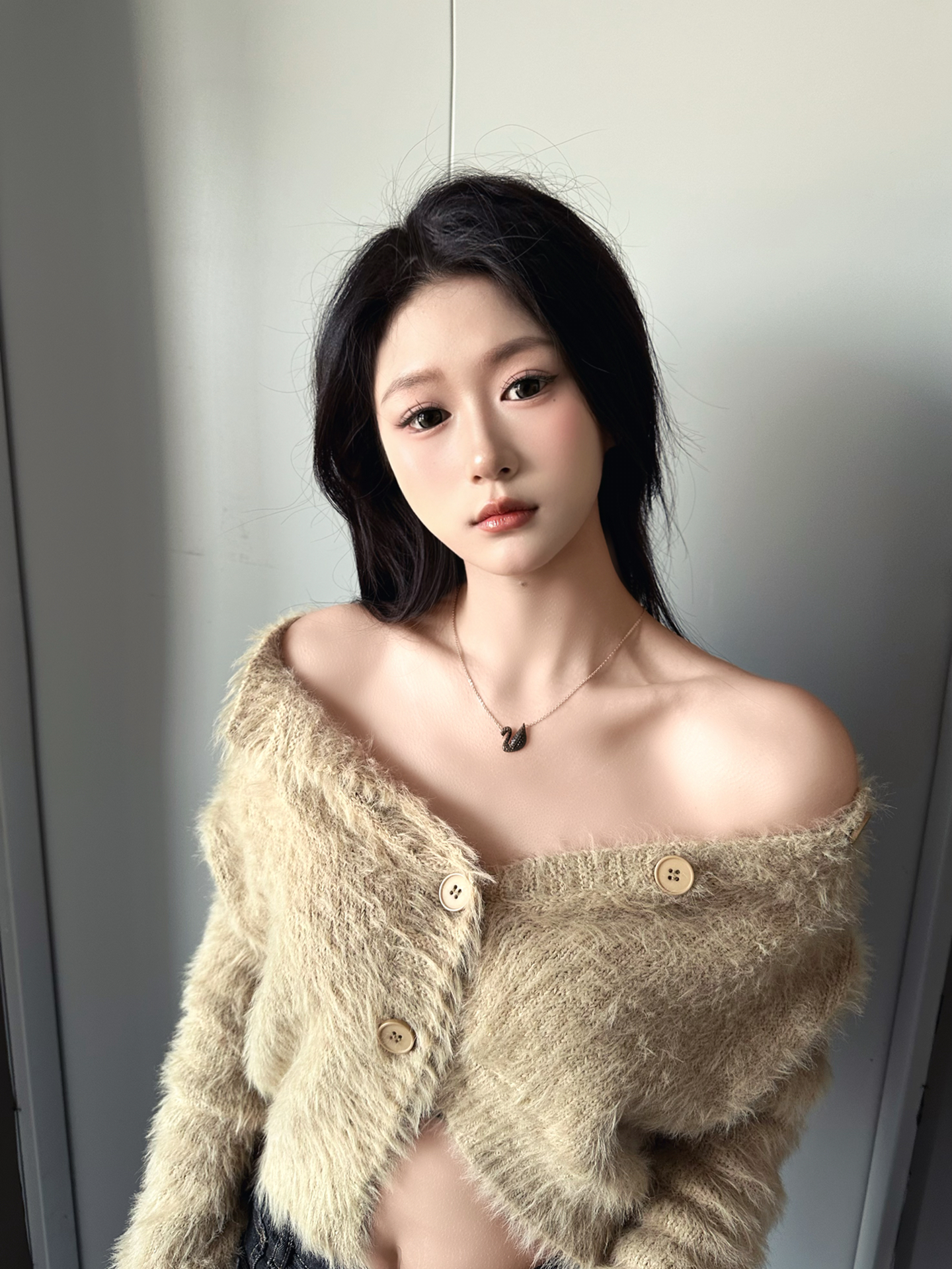 黑天鹅锁骨链，氛围感拉满💕