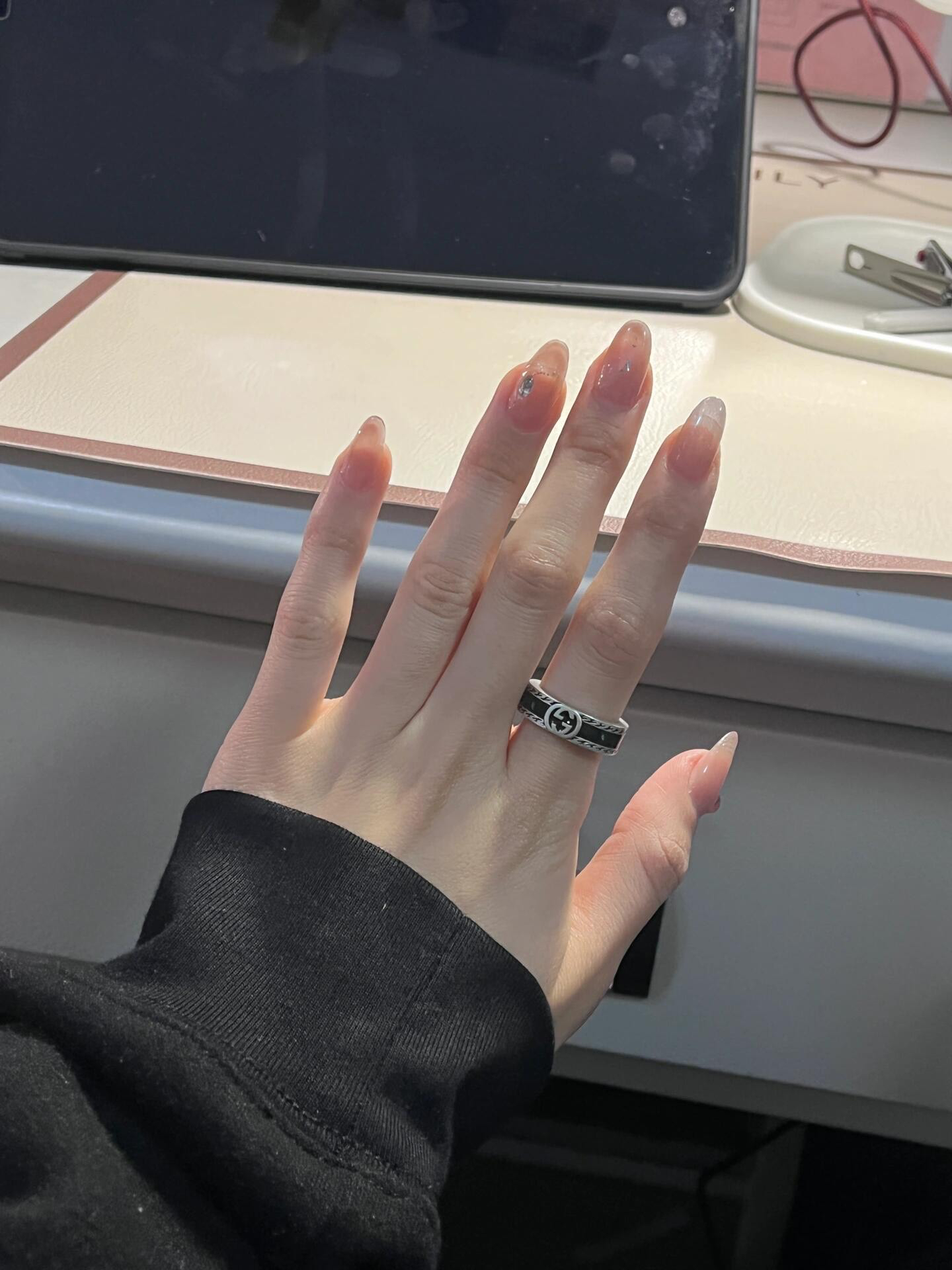 复古风叠戴戒指get💍