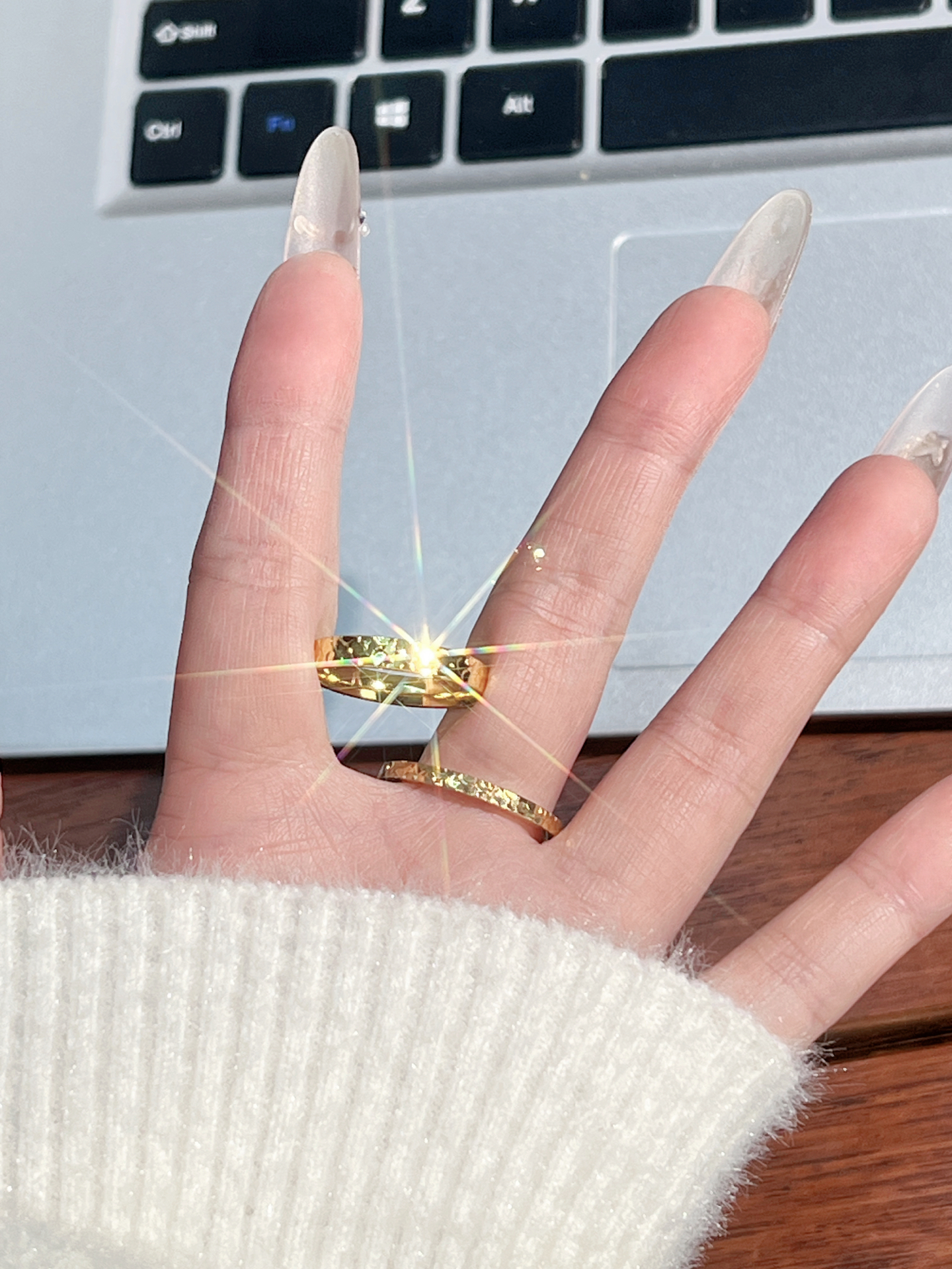 双旦送礼被夸爆的小金戒💍