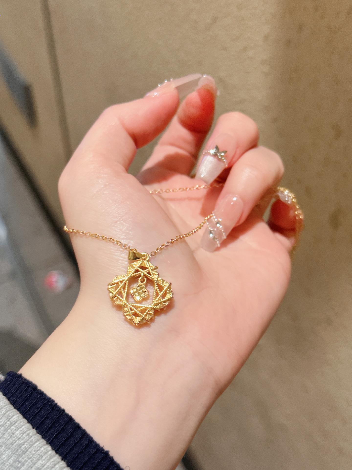 黄金项链还能这么仙？绝了✨