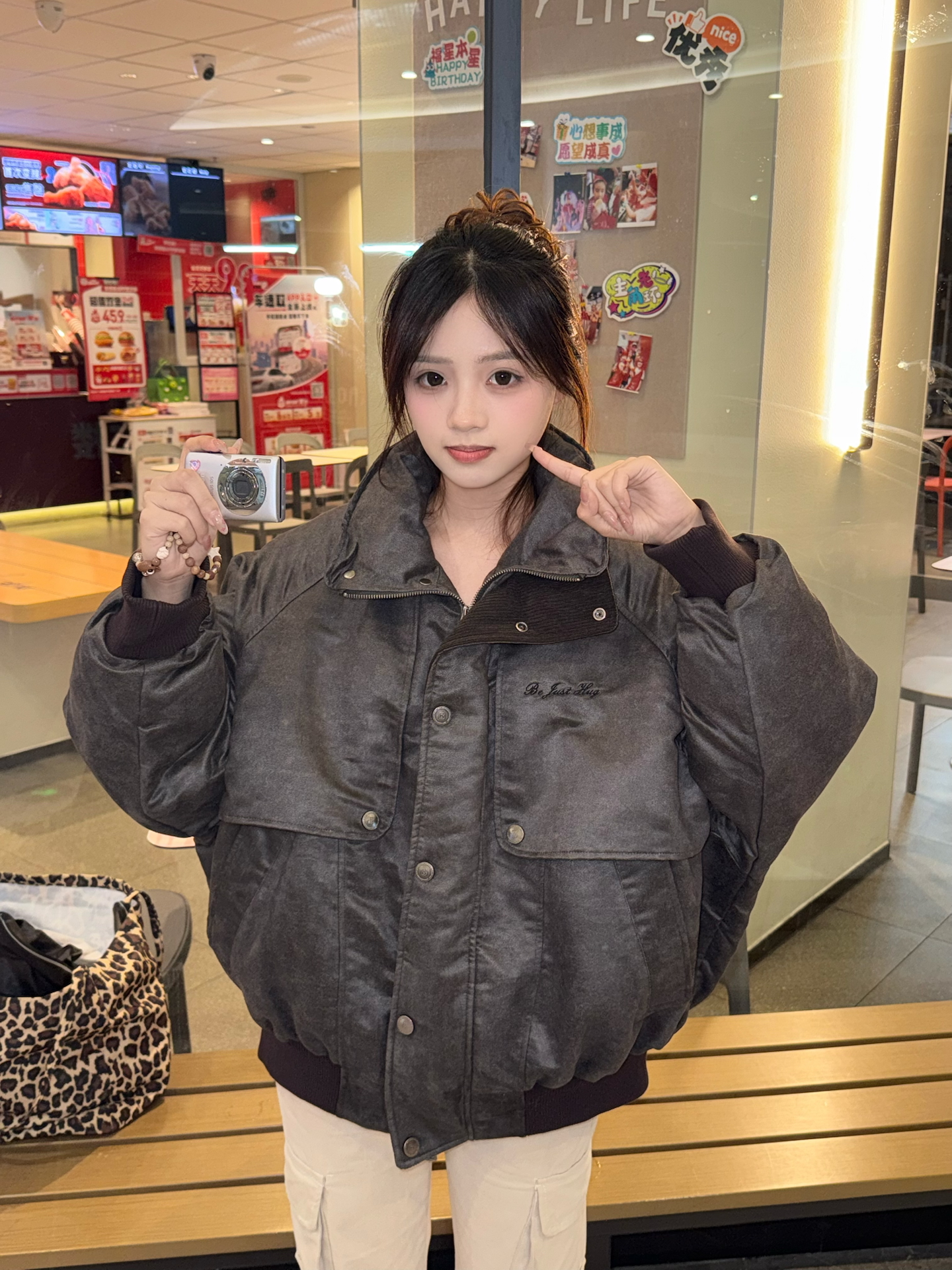 开学穿这棉服被要800次链接🤣