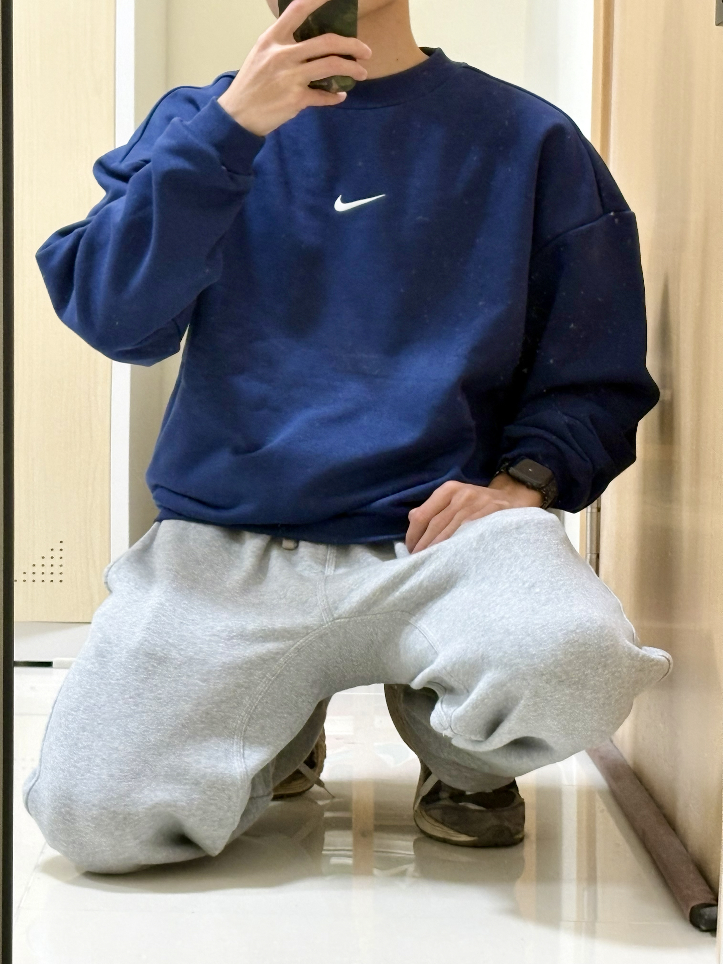 Nike卫衣+卫裤这组合绝了