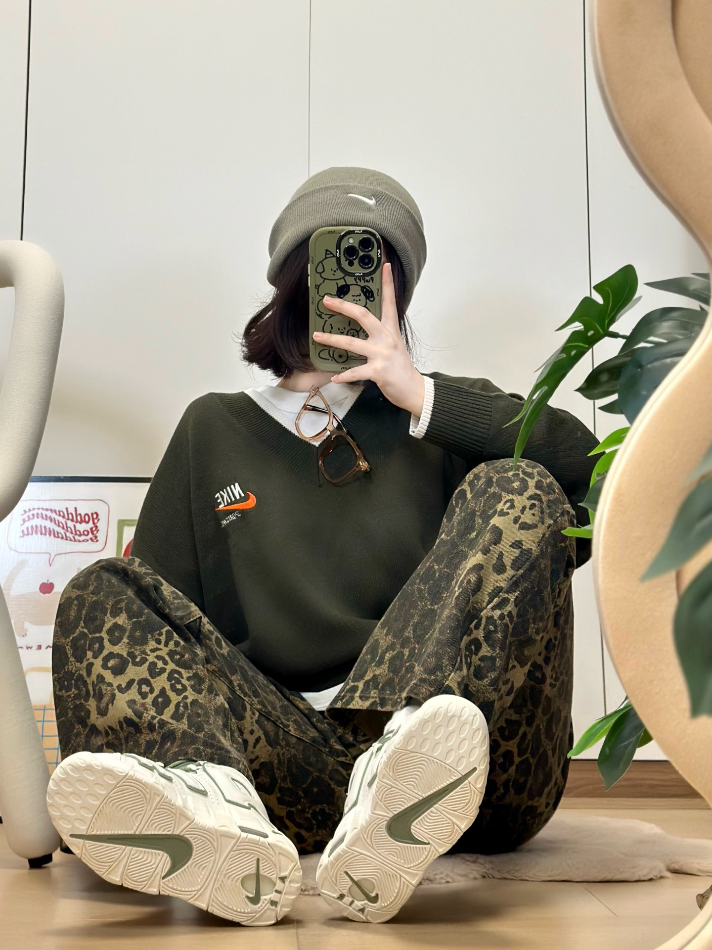 早秋植物系穿搭get🍃 氛围感拉满