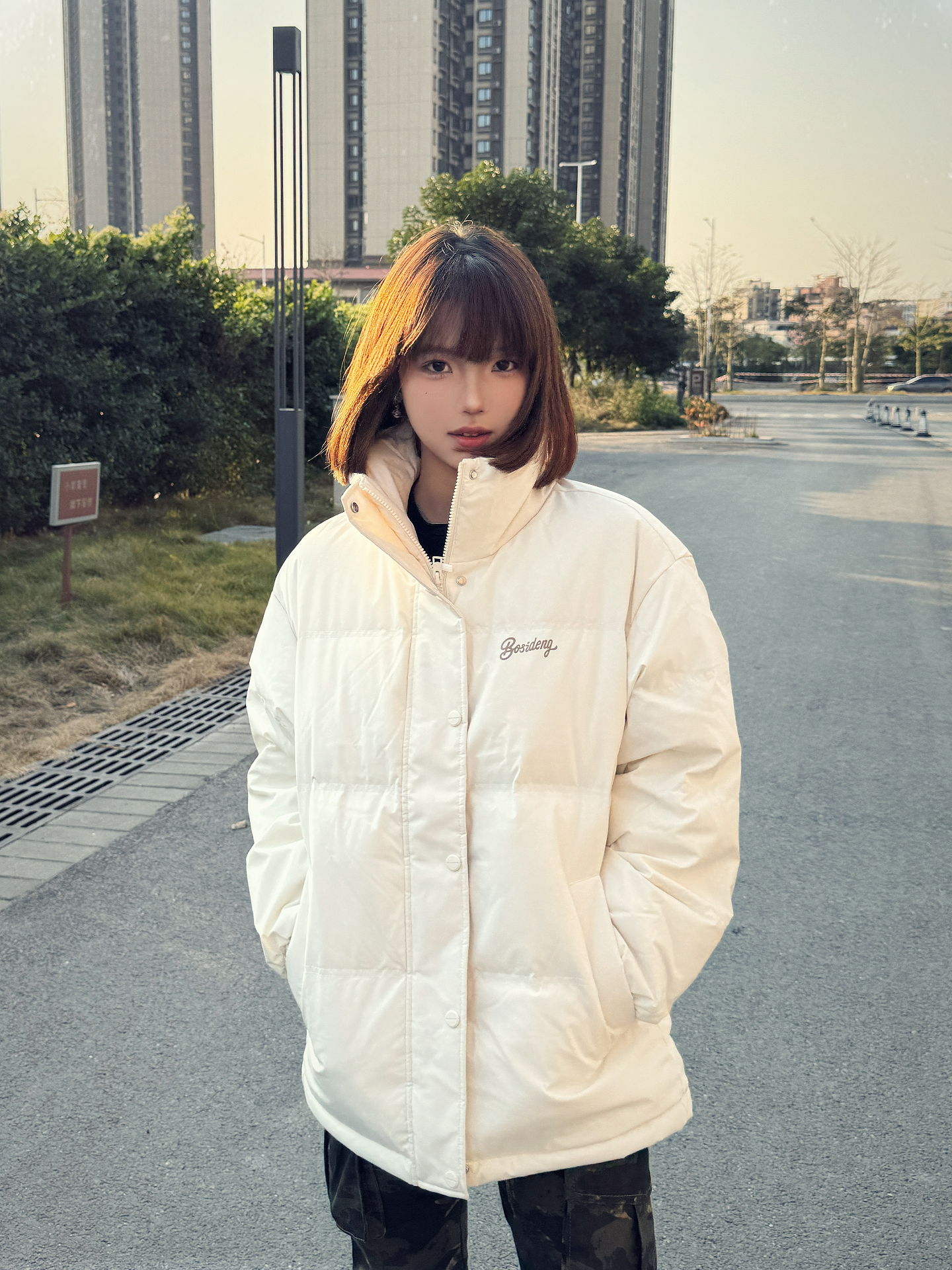 小个甜妹本命羽绒服！奶fufu好乖💕