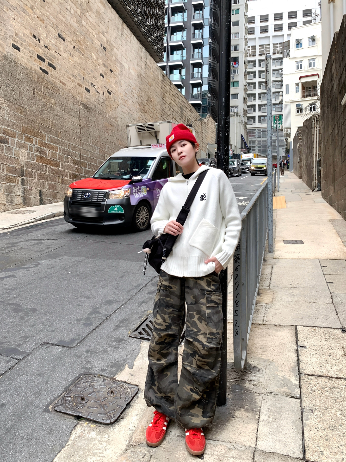 红白迷彩美式风太适合香港🇭🇰街头了