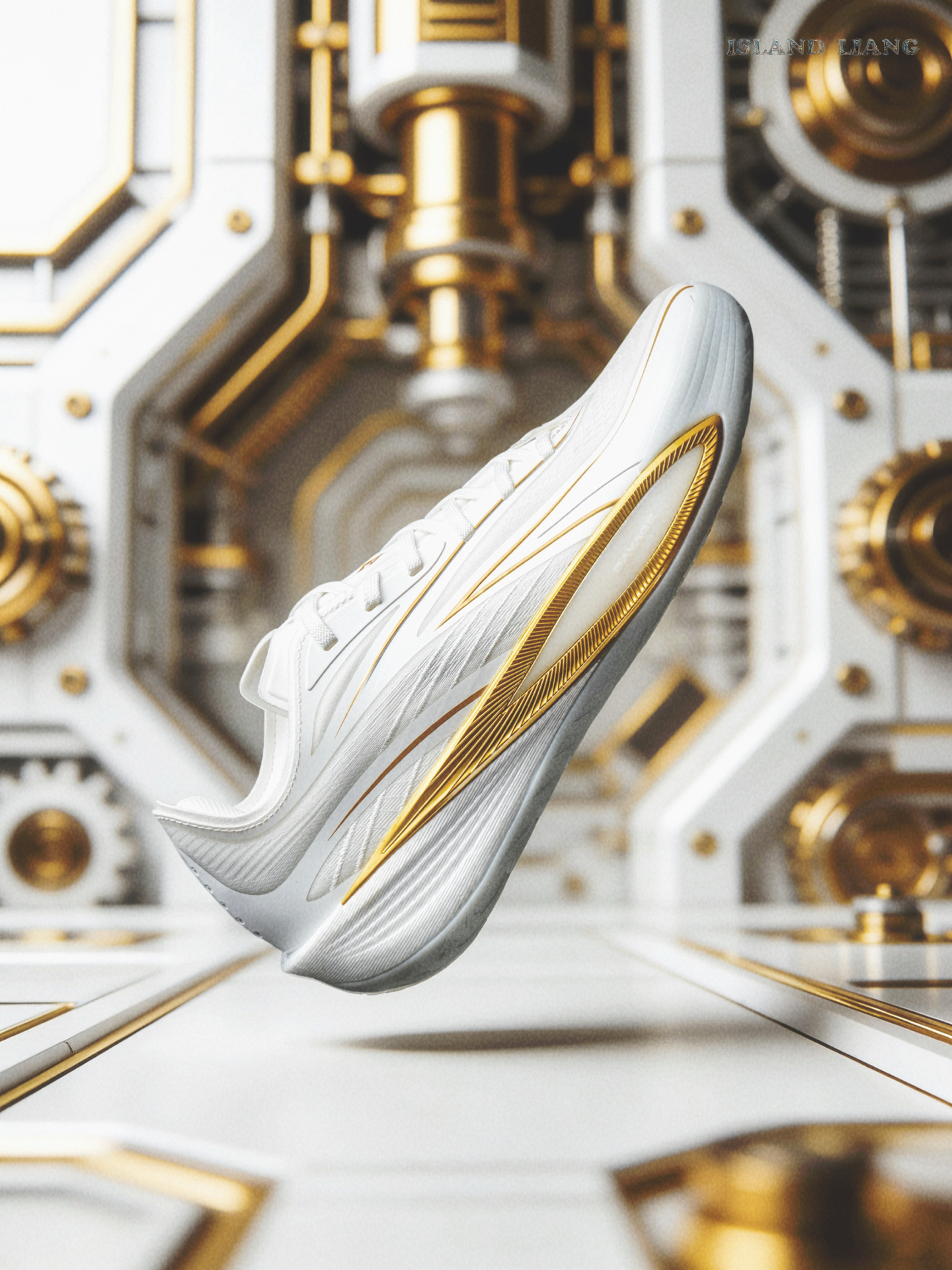 外形如手术刀般凌厉💨安踏轻狂5是真轻✨