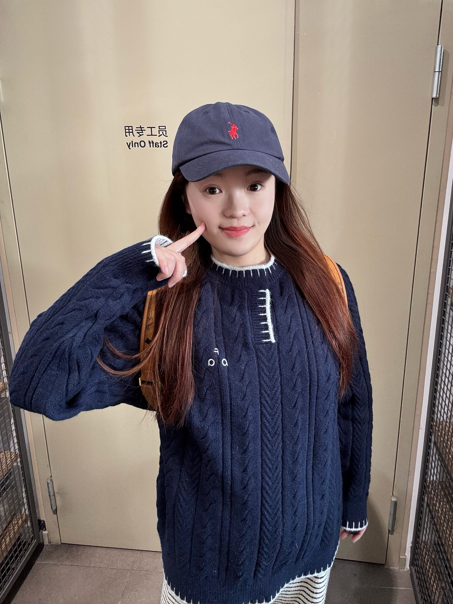 林子烨同款针织衫！藏蓝配色好爱🥰