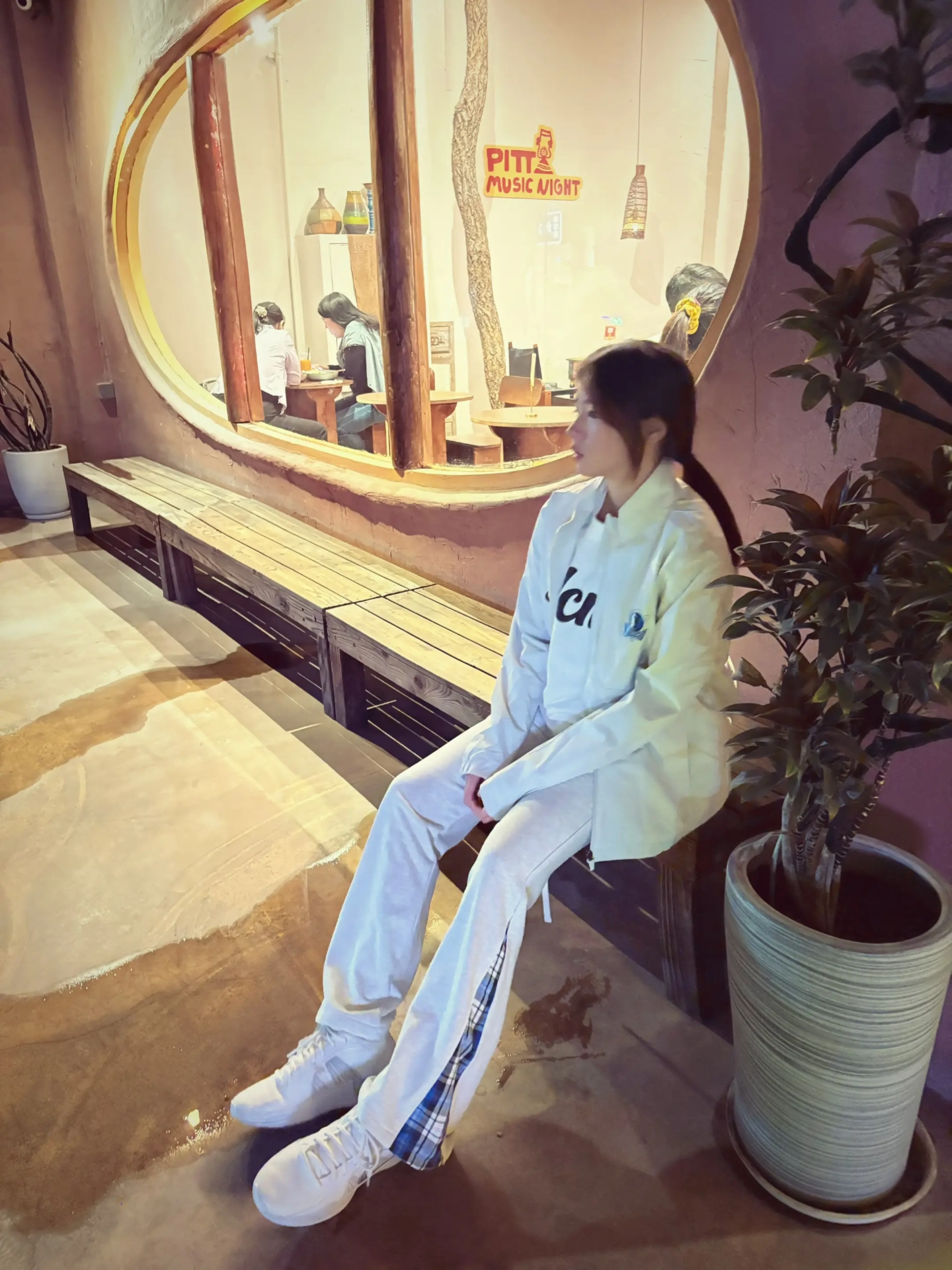 格纹拼接裤的真实体验👖