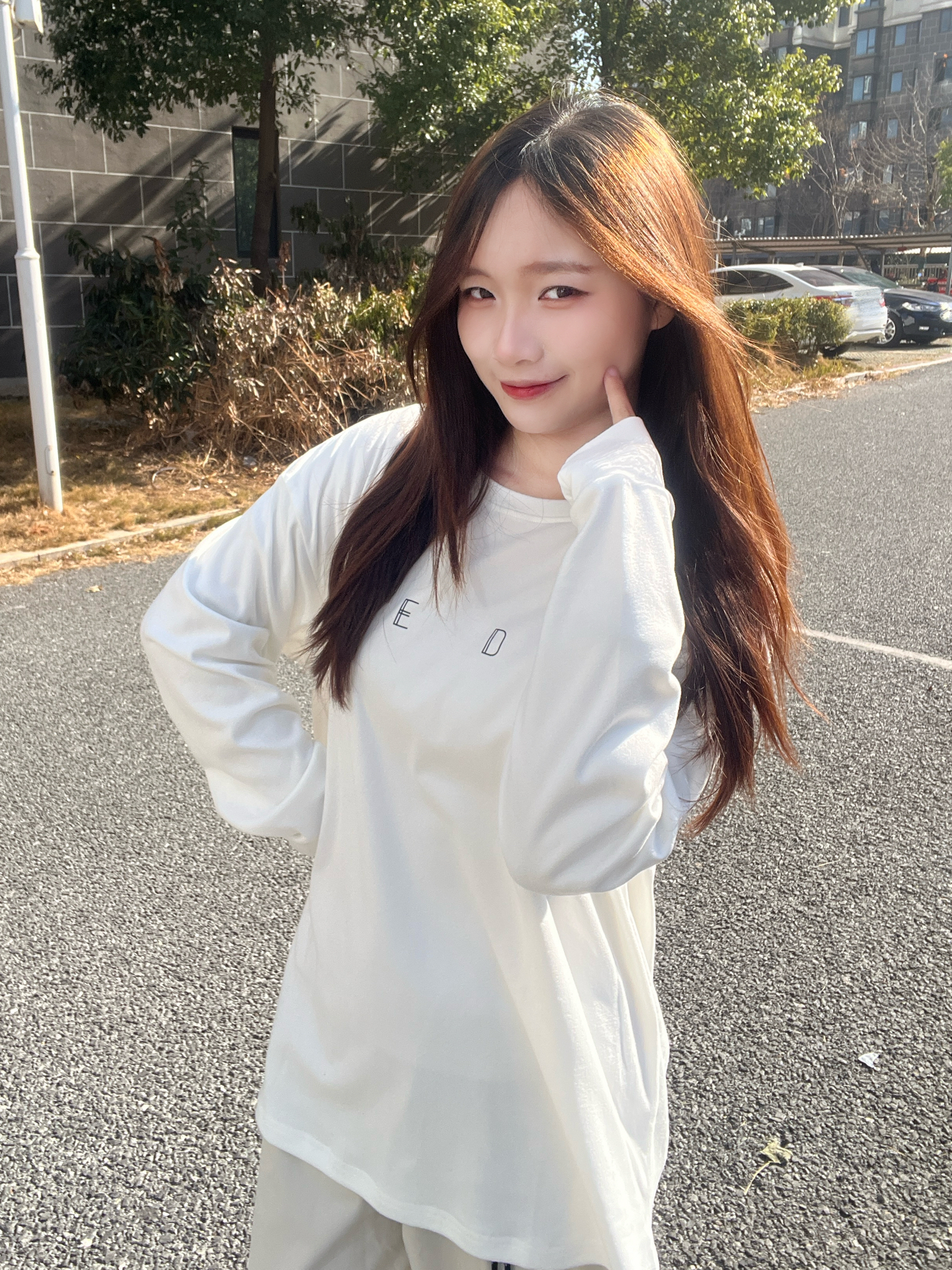 小个子天菜！这件长袖把松弛感焊身上