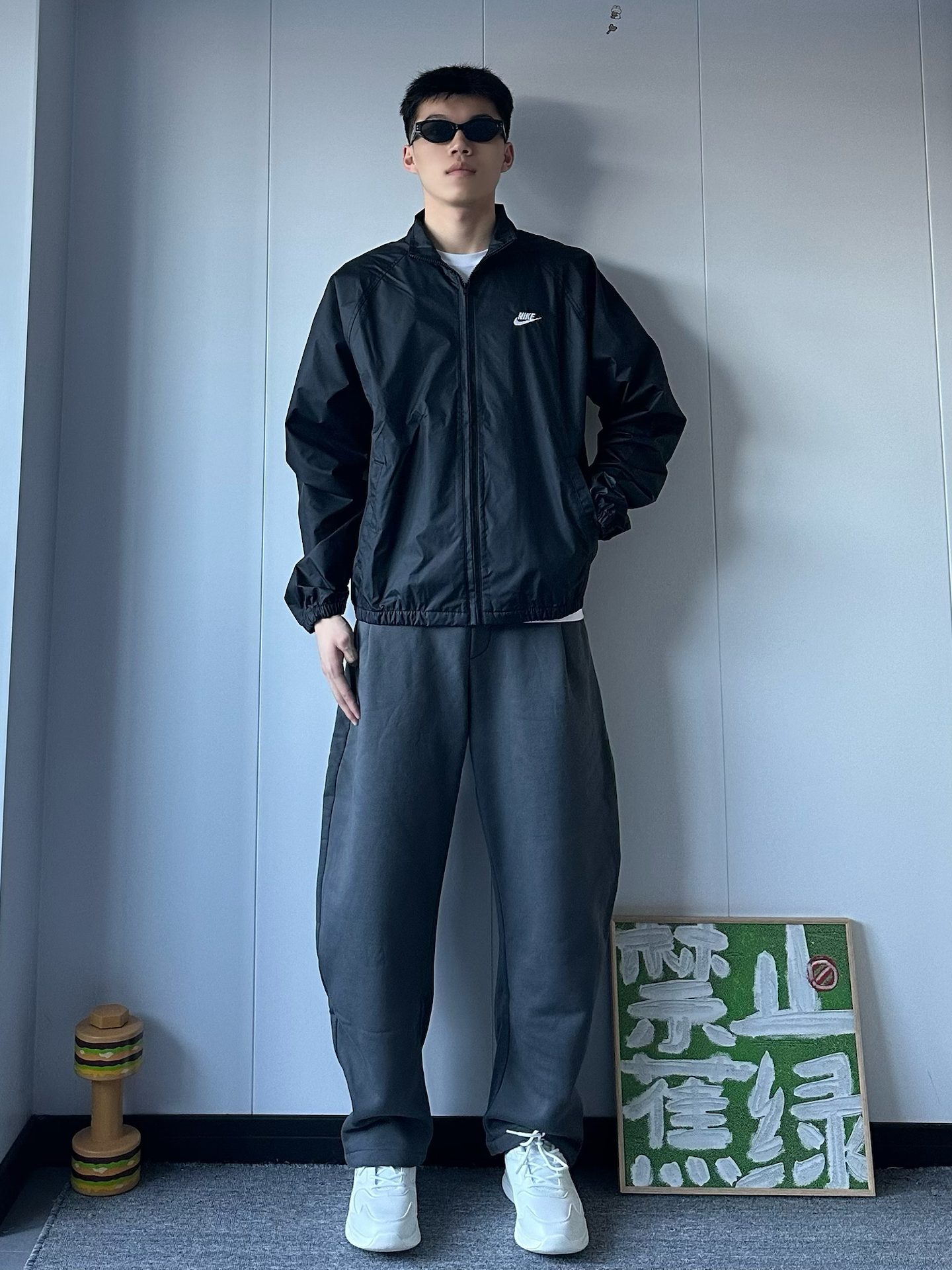 Nike HV1140｜黑色防水夹克 叠搭神器