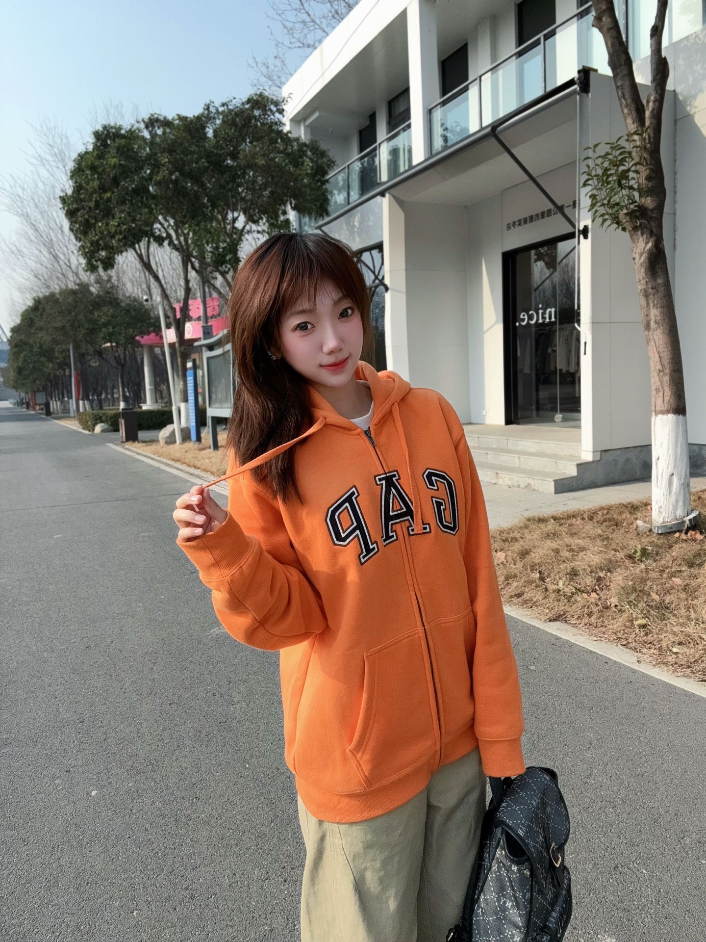 橙色系松弛感穿搭get🍊