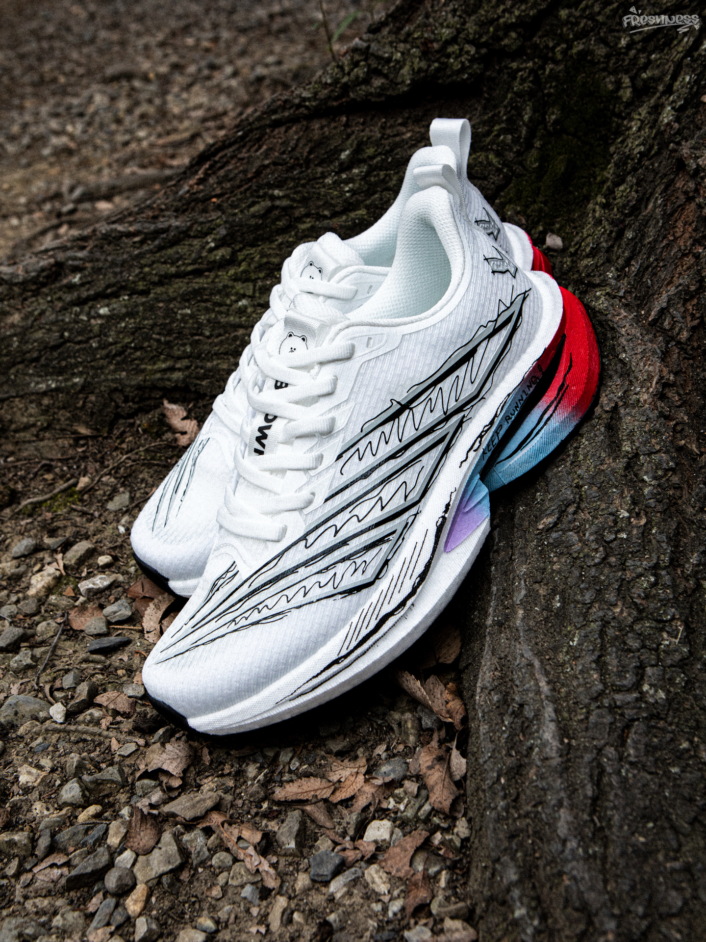 二次元漫画风的跑鞋,谁还没尝过鲜!!