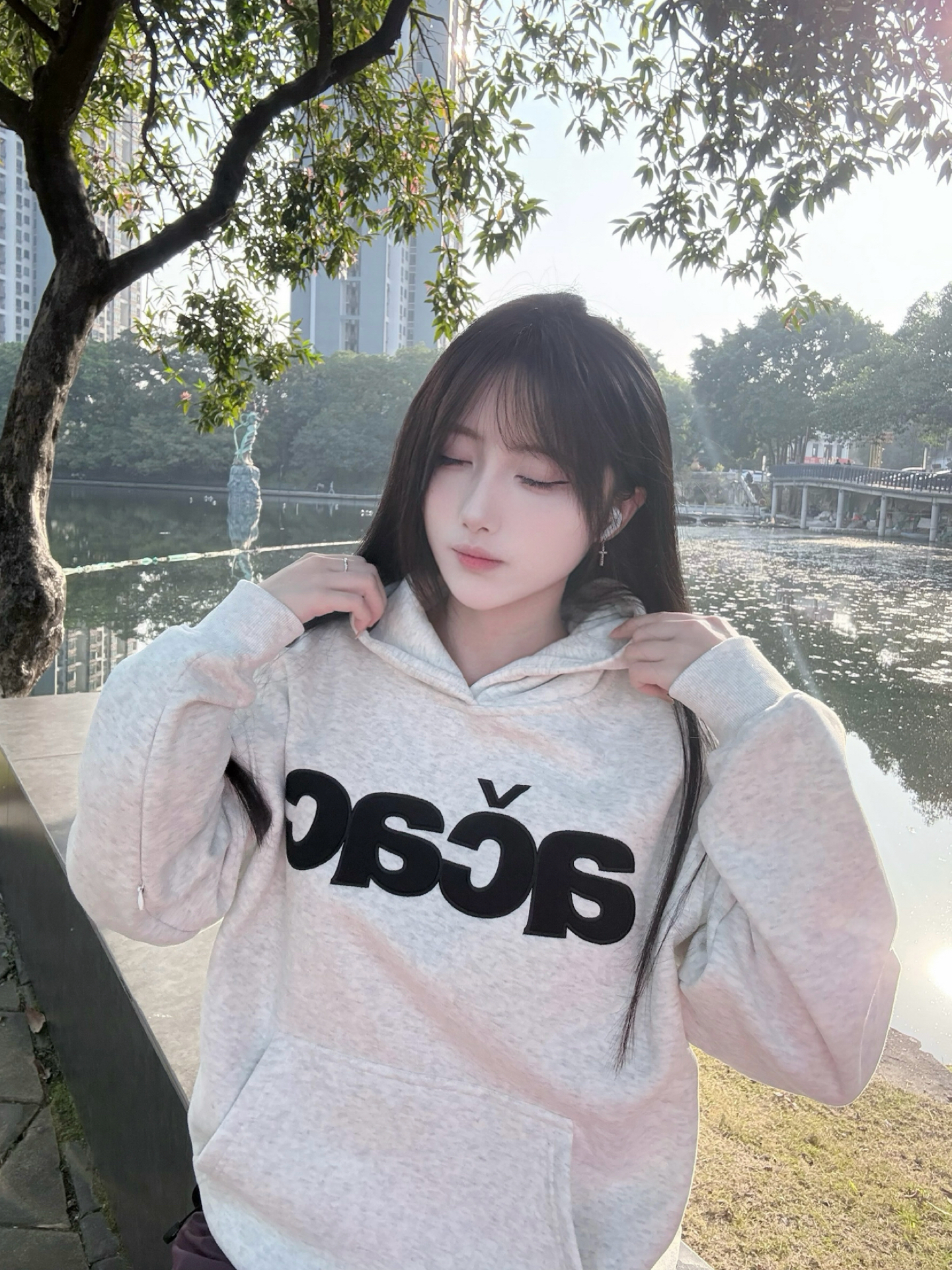 在公园听点小曲🎧Airpoods