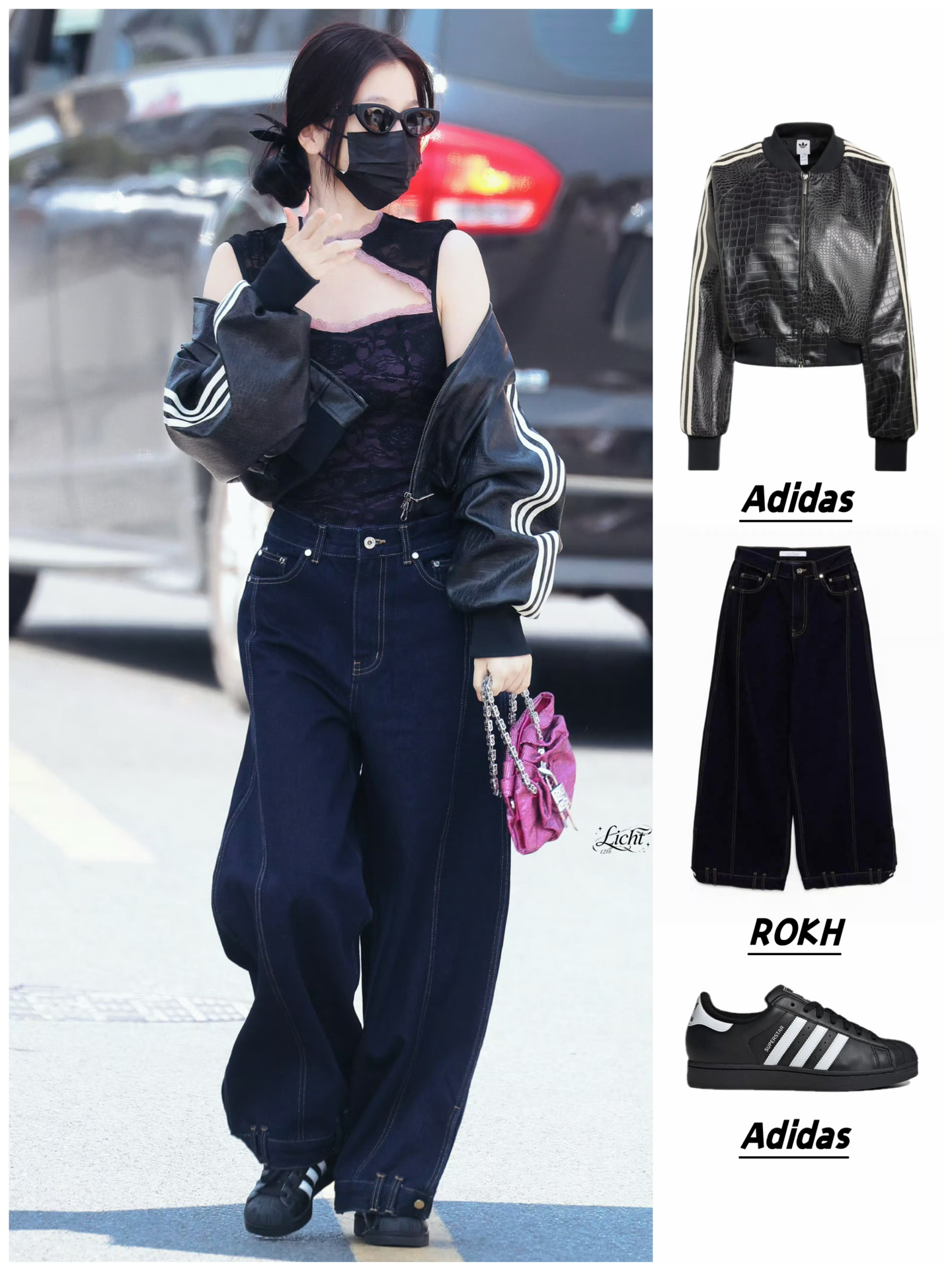 明星剧组私服穿搭｜虞书欣酷辣穿搭太美啦！