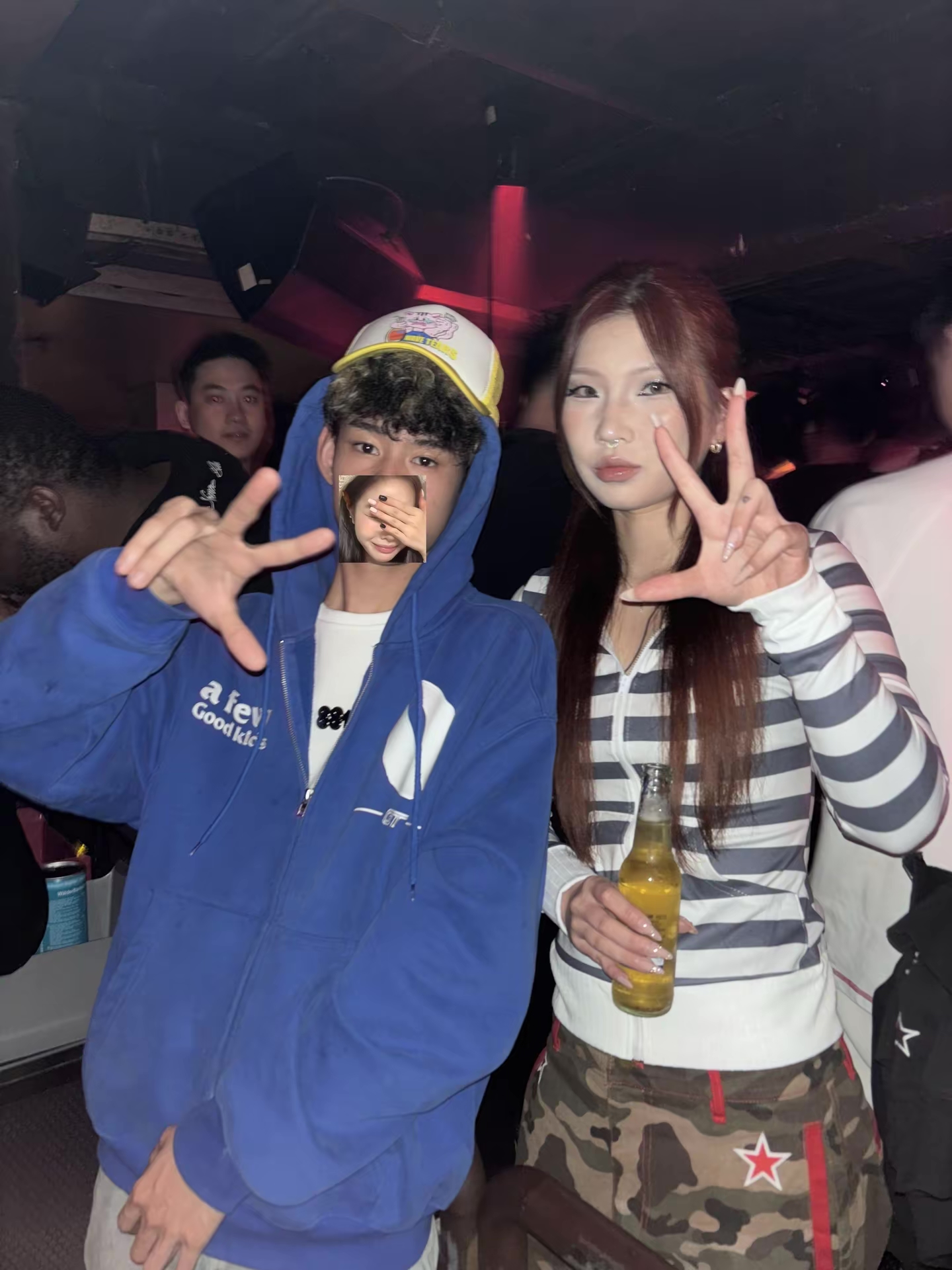 夜场出片款连帽卫衣分享
