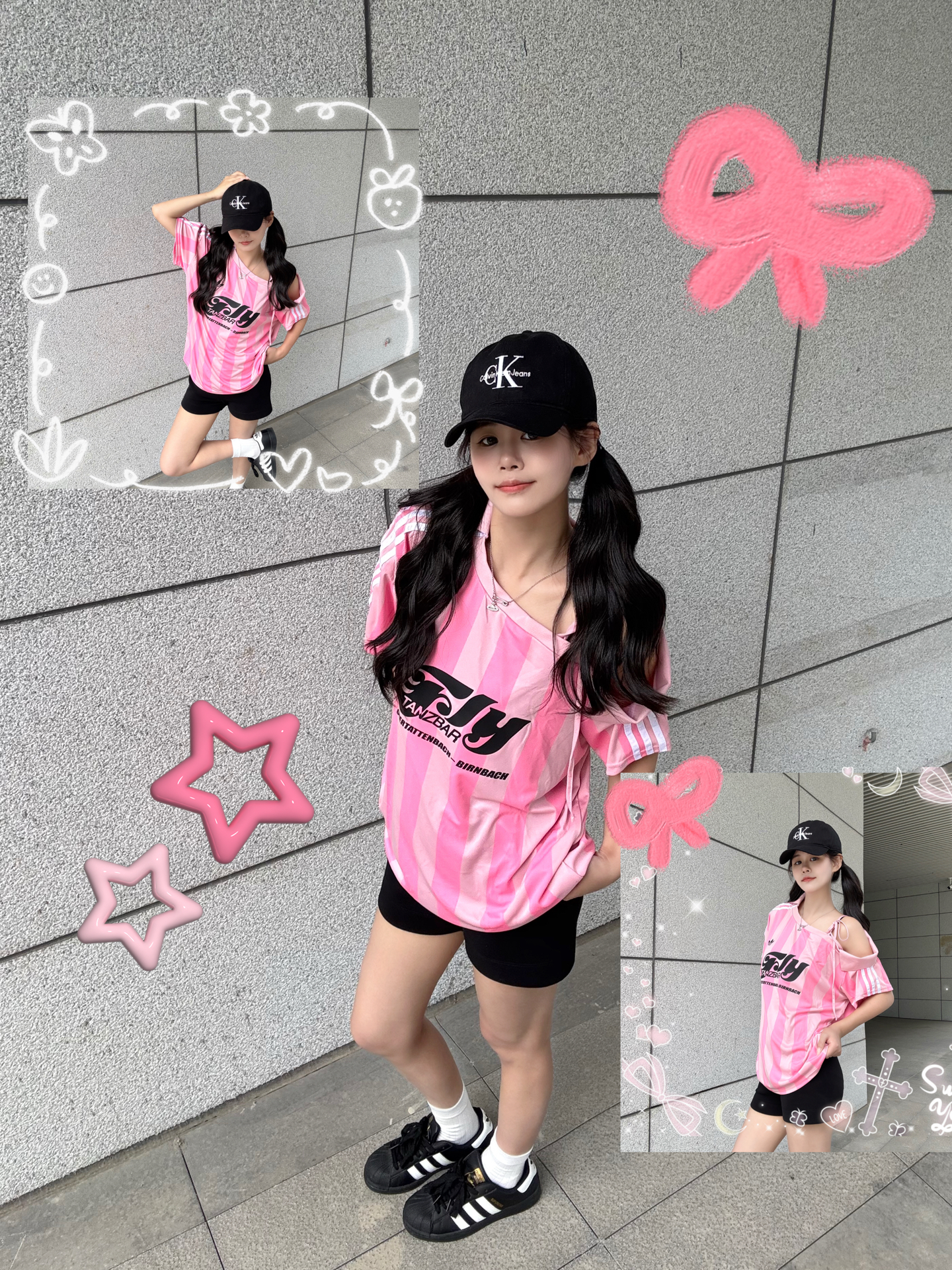树莓粉球衣｜阿迪女孩多巴胺日常