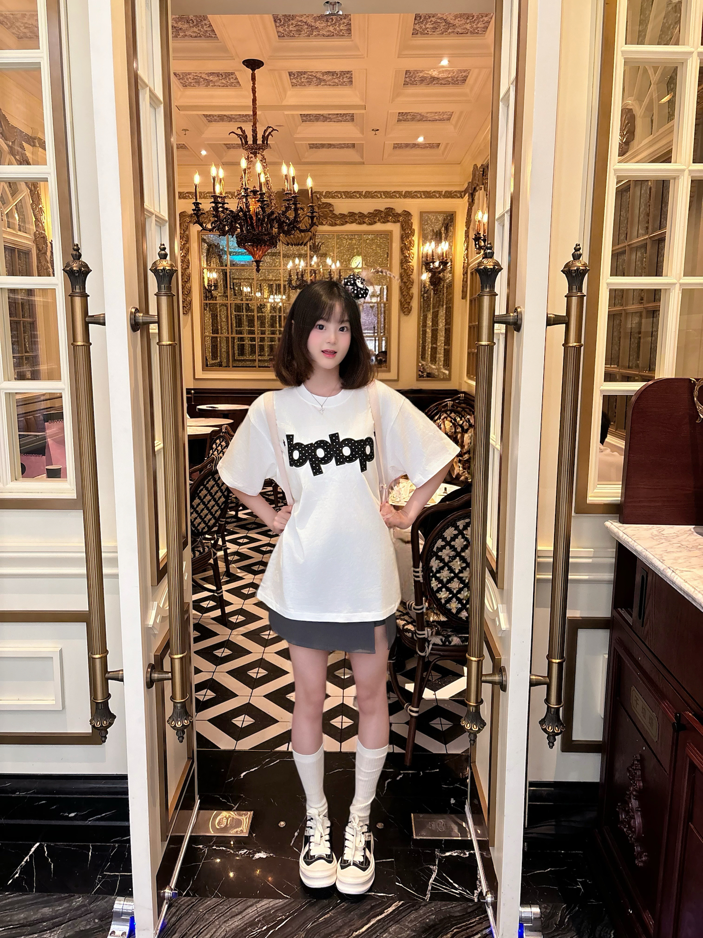 ⚫️⚪️波点控！bipolar短袖➕西装裙好好看！🫶🏻