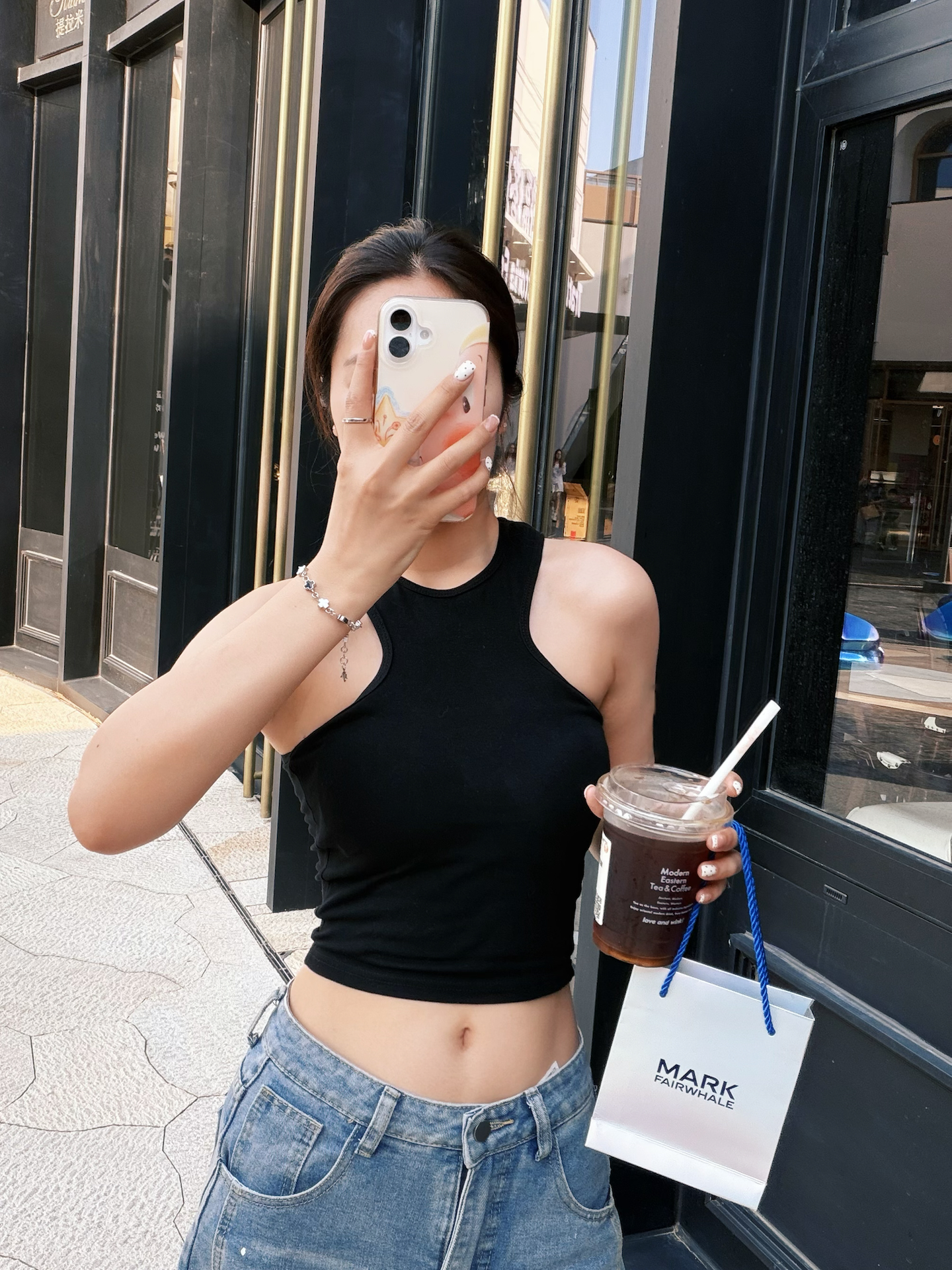 💎像是韩女会戴的 | 黑白拼接小众手链清冷又松弛🥨