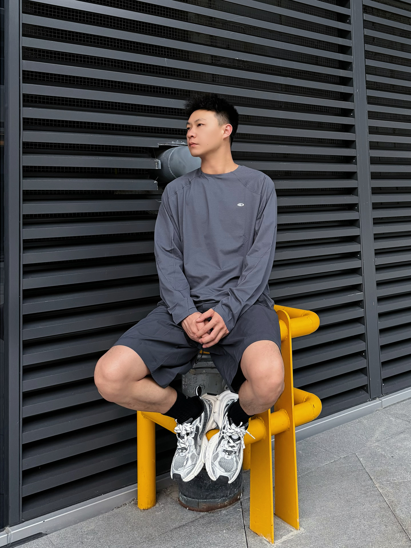 长袖速干休闲look
