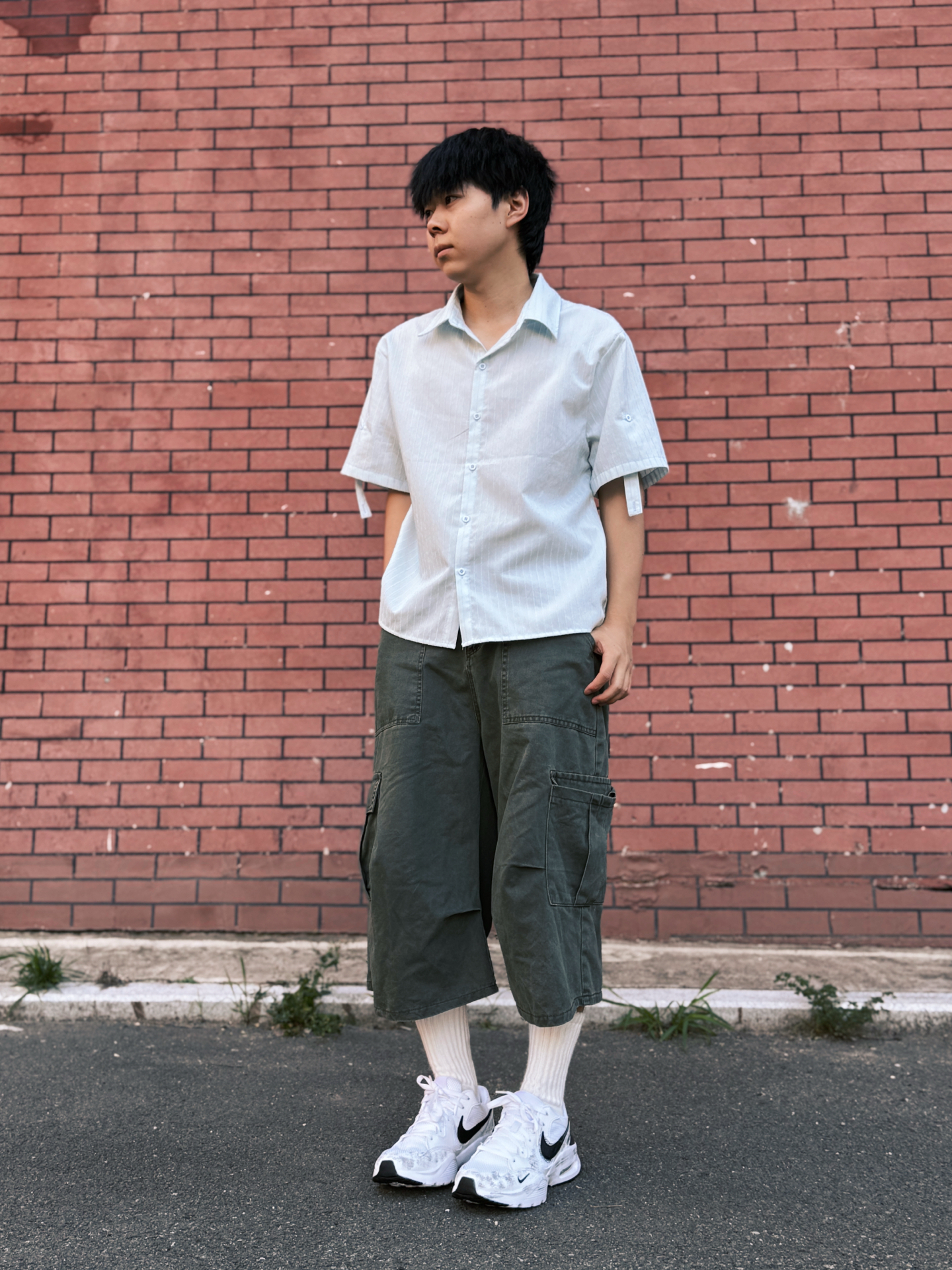 做旧泼墨黑勾气垫跑鞋!松弛又时髦👉要的就是这种感觉🆒😎