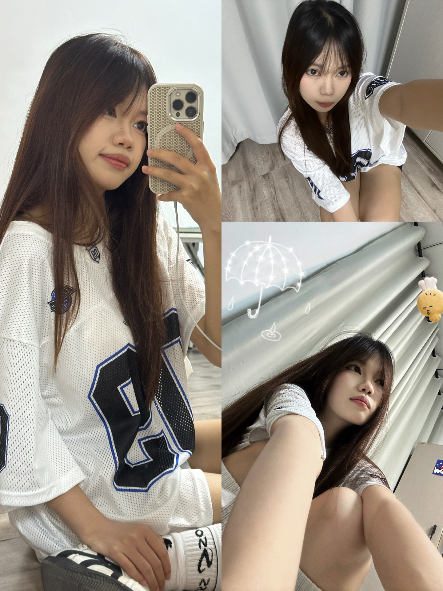 看到反光体就想自拍🤳