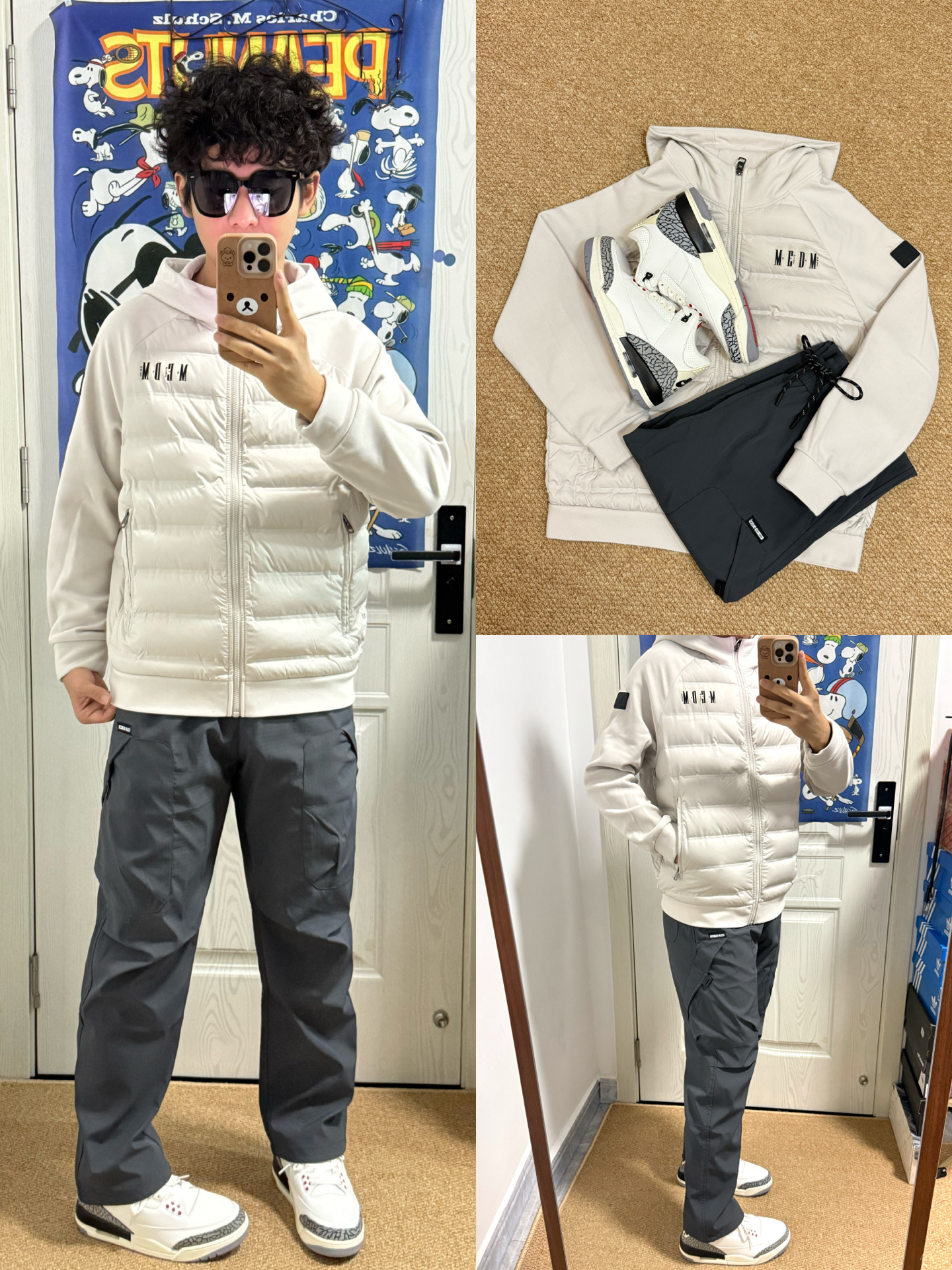 排骨🦴羽绒服➕机能裤🪨/保暖不臃肿🥵秋冬出街必备！