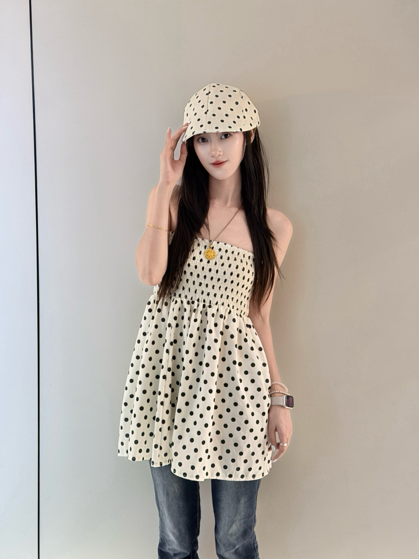 波点少女Look🧸混搭新思路