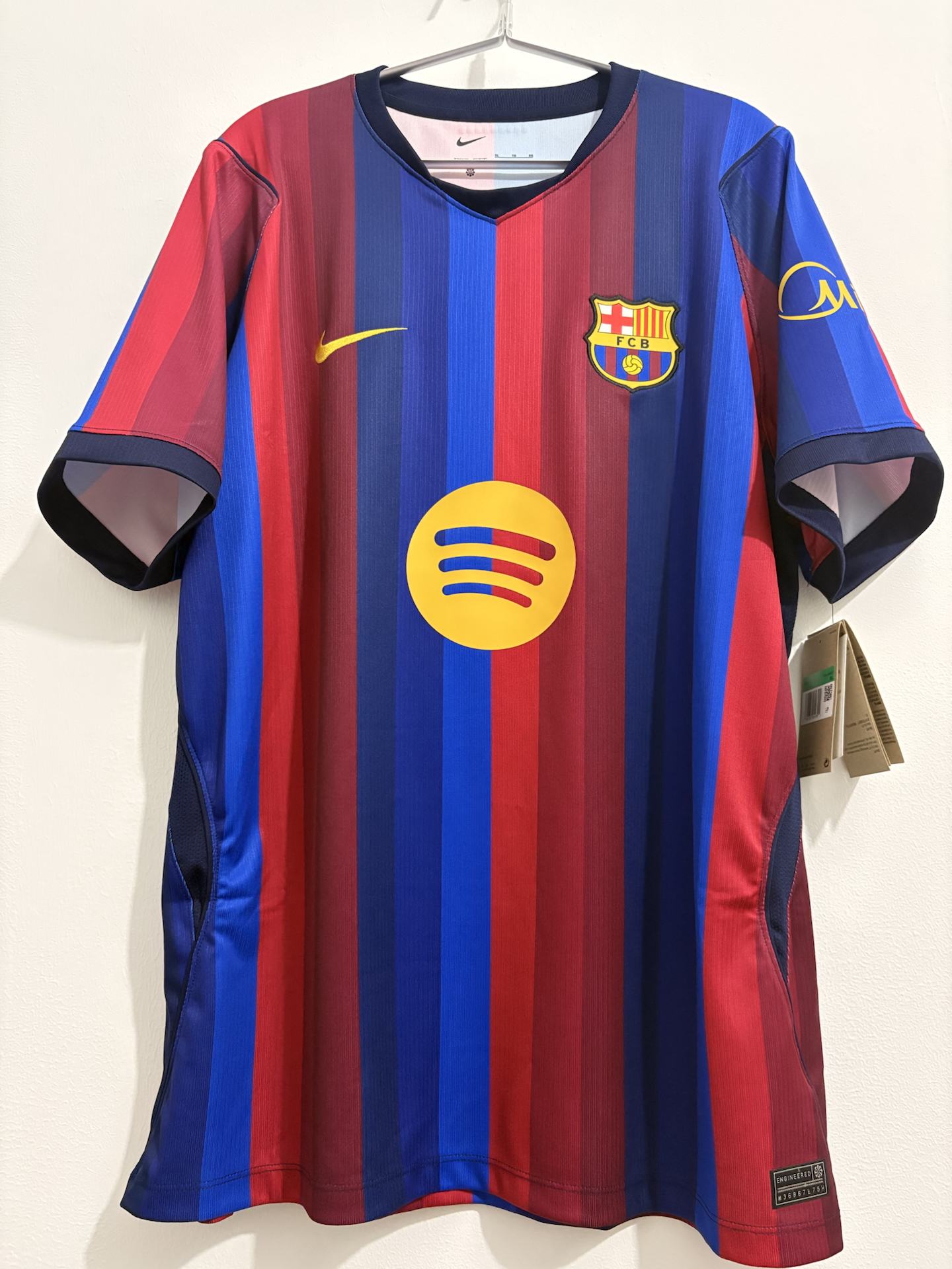 巴萨新10号球衣到手！细节实测分享⚽️