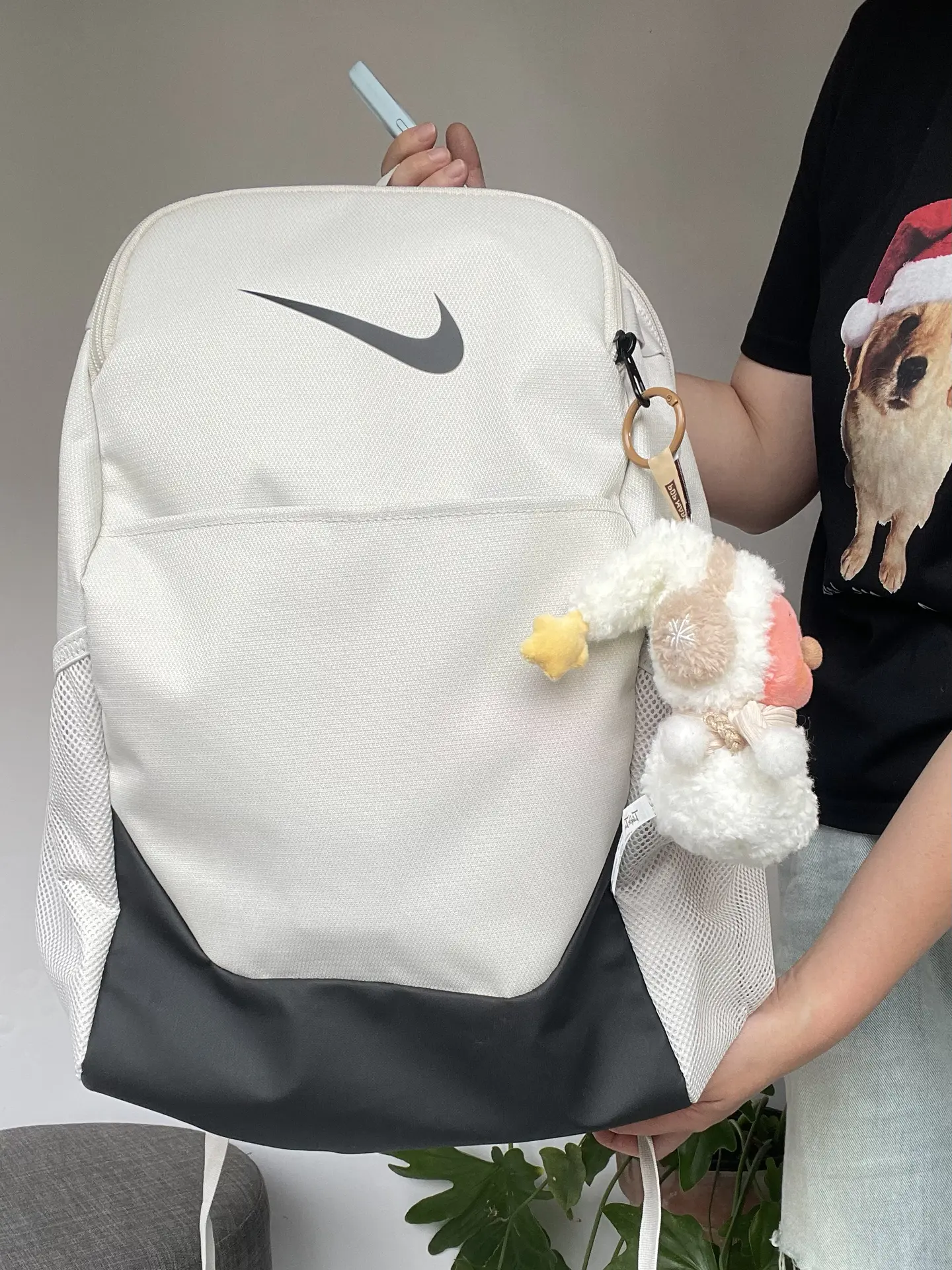 奶fufu通勤书包搭萌系挂件,可爱值拉满🥳