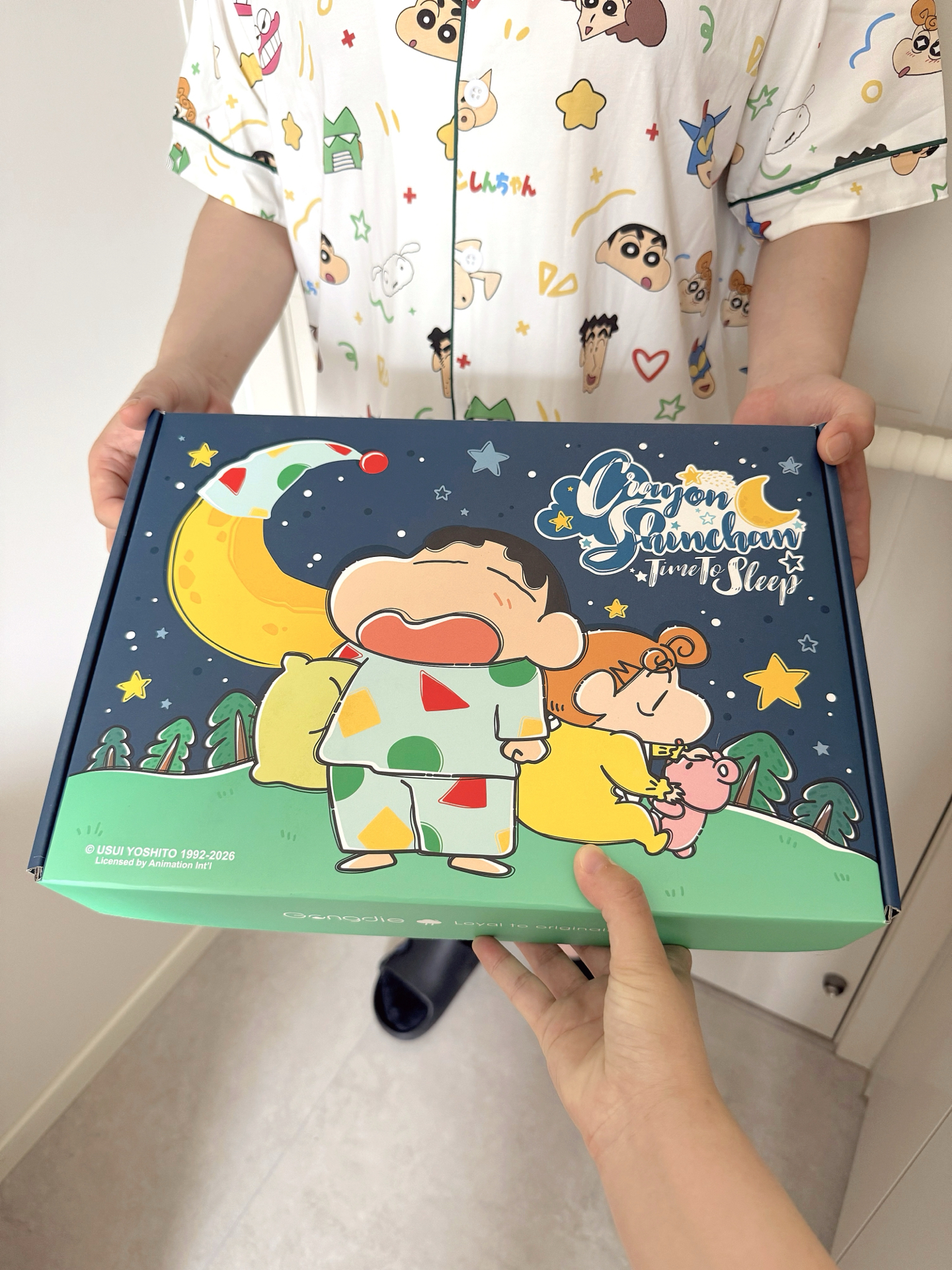 谁懂啊！小新睡衣太上头🥳