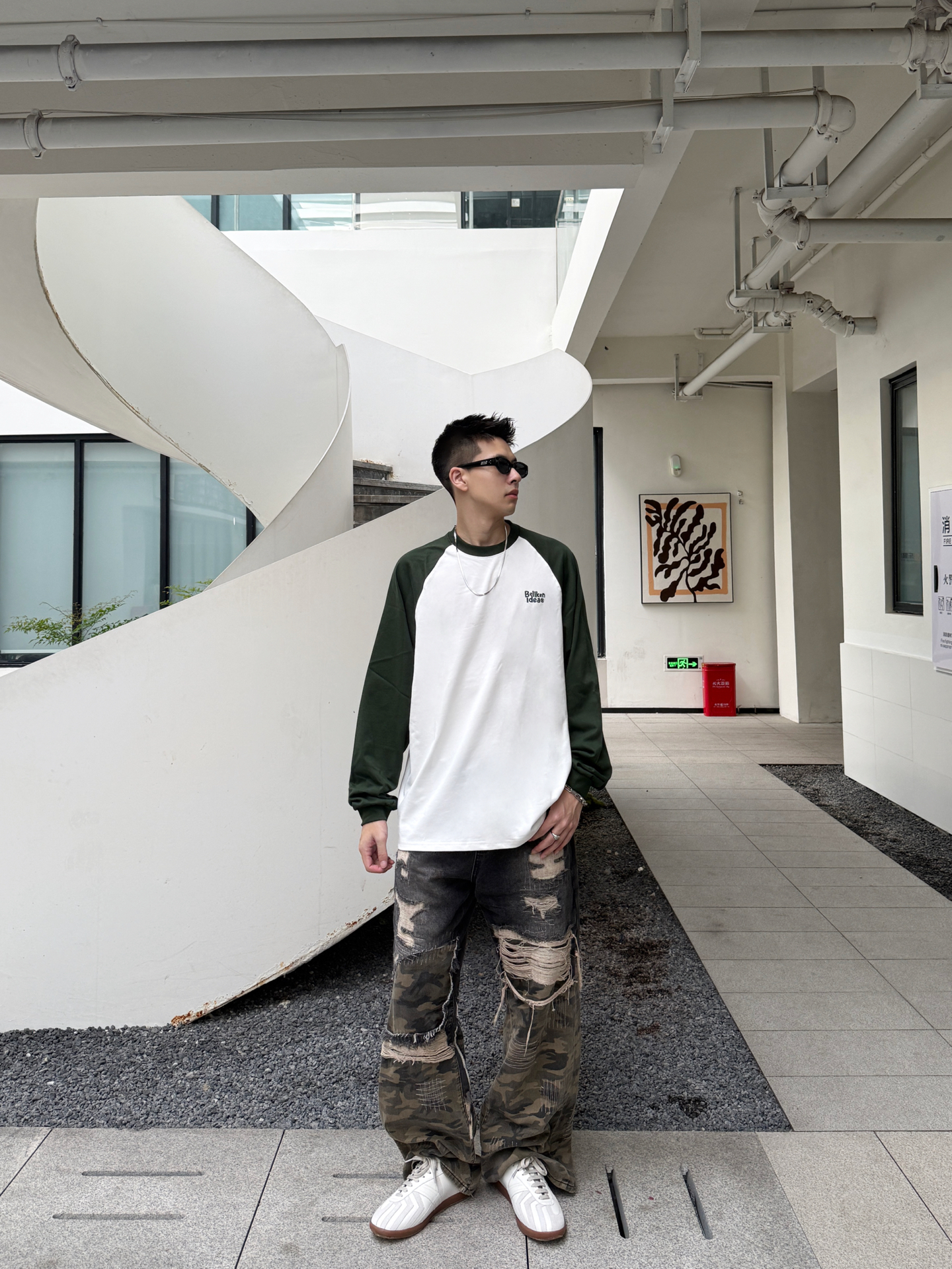 早秋插肩长袖|松弛感男生cityboy穿搭📸