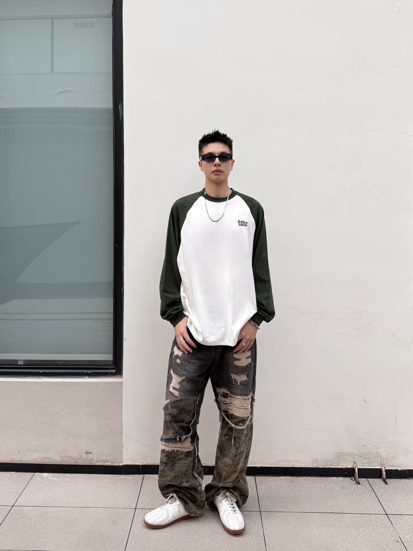 早秋插肩长袖|松弛感男生cityboy穿搭📸