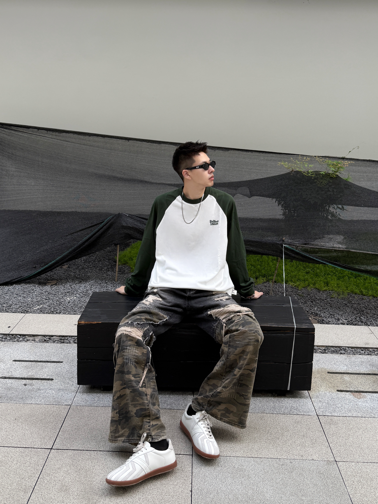 早秋插肩长袖|松弛感男生cityboy穿搭📸