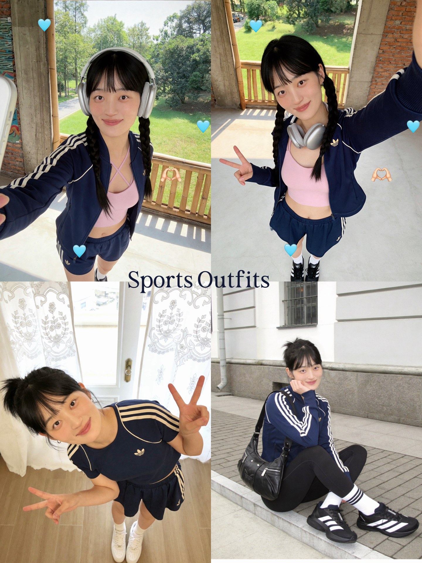 藏青运动服合集｜论藏青有多百搭✨👏