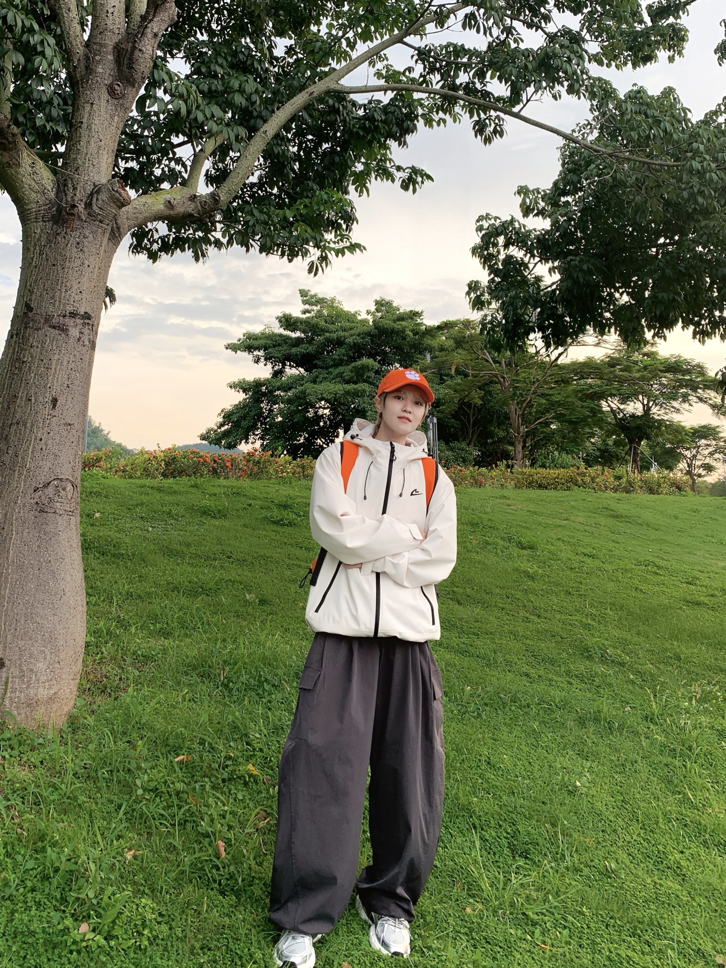 少年感秋日运动风ootd