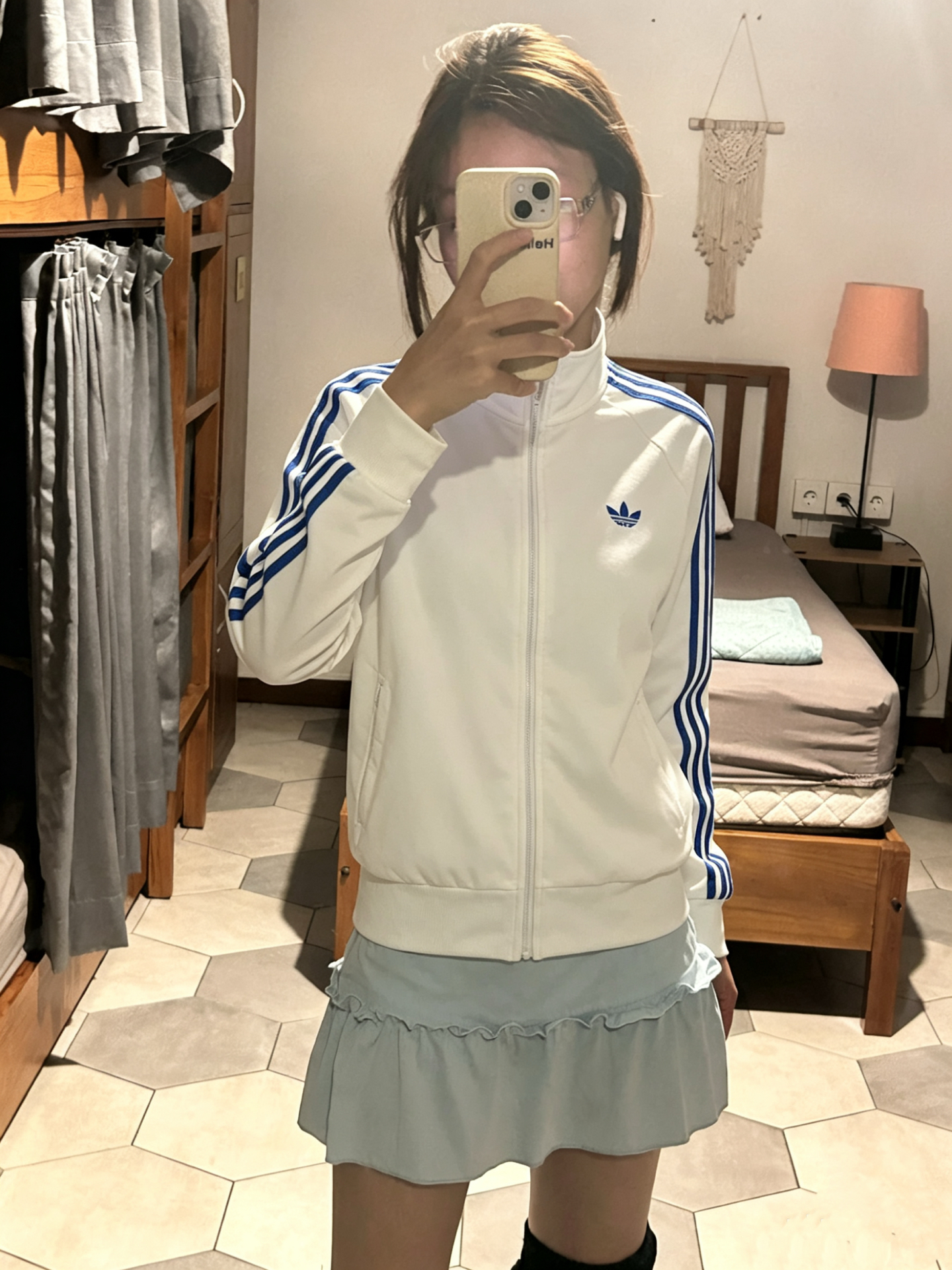 白蓝运动外套太香了！甜酷风格一键切换🥳