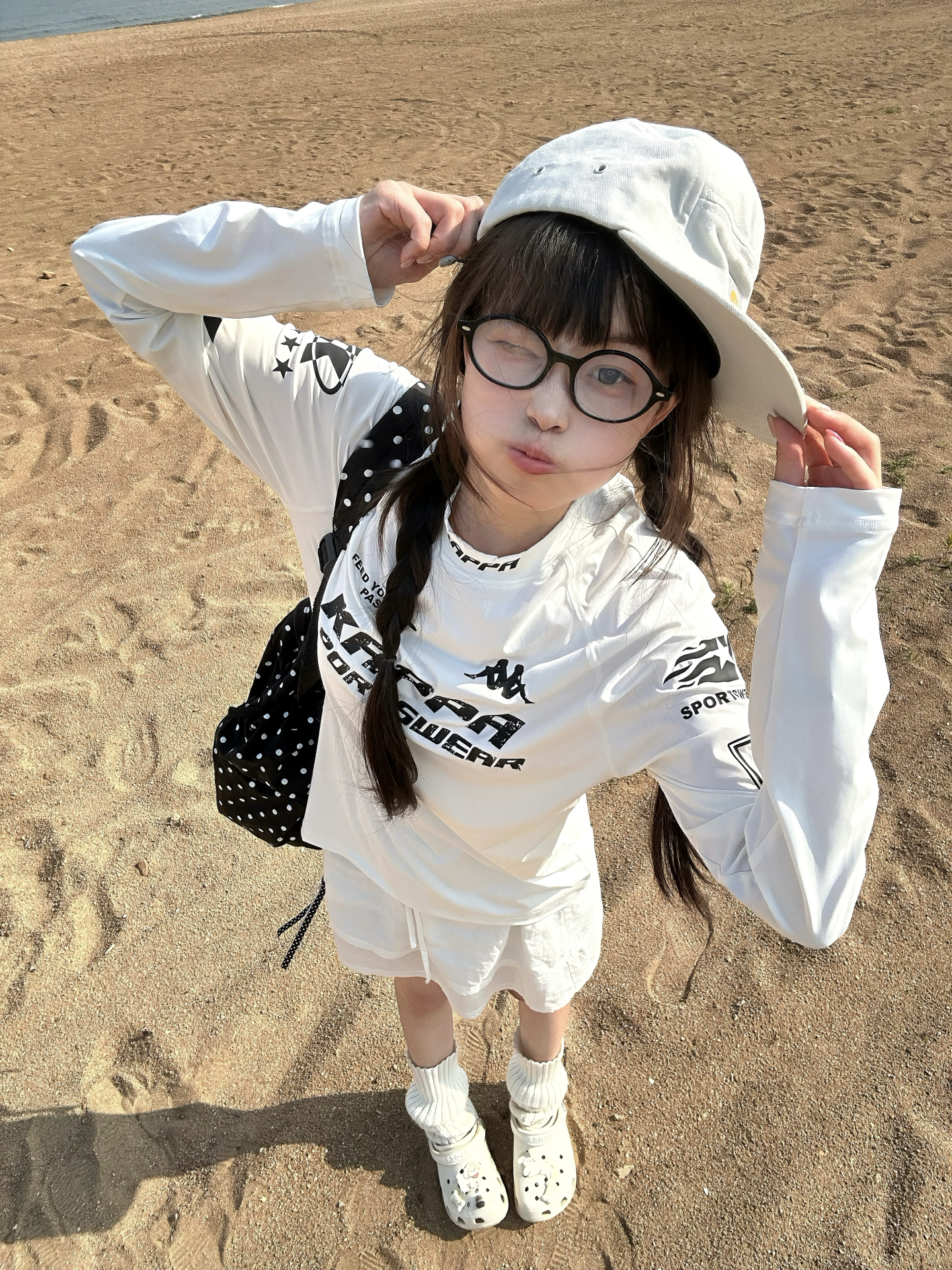 夏日户外清爽穿搭分享