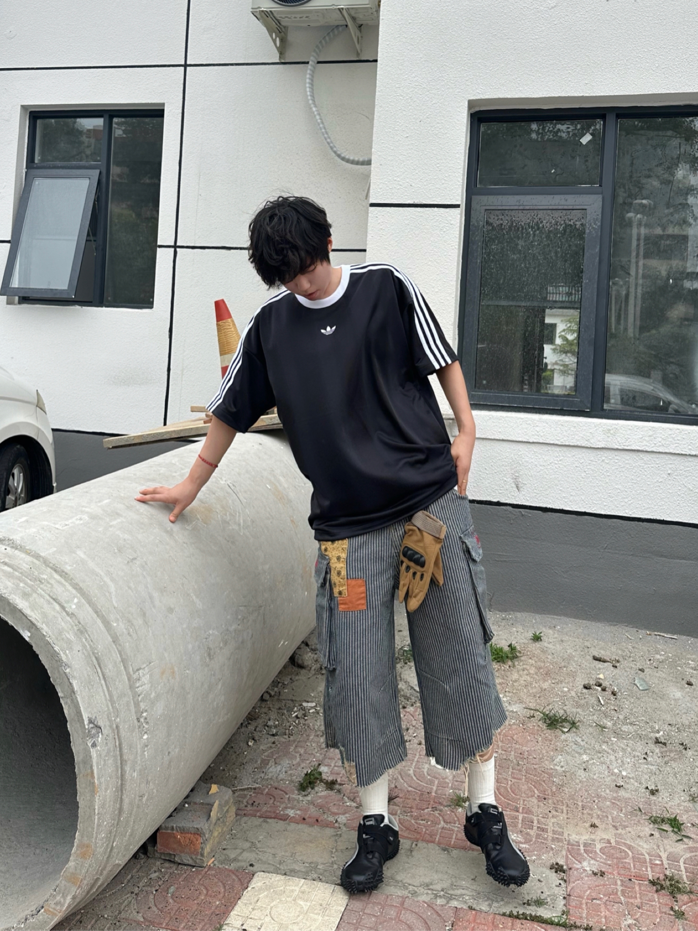 夏日复古风清爽穿搭