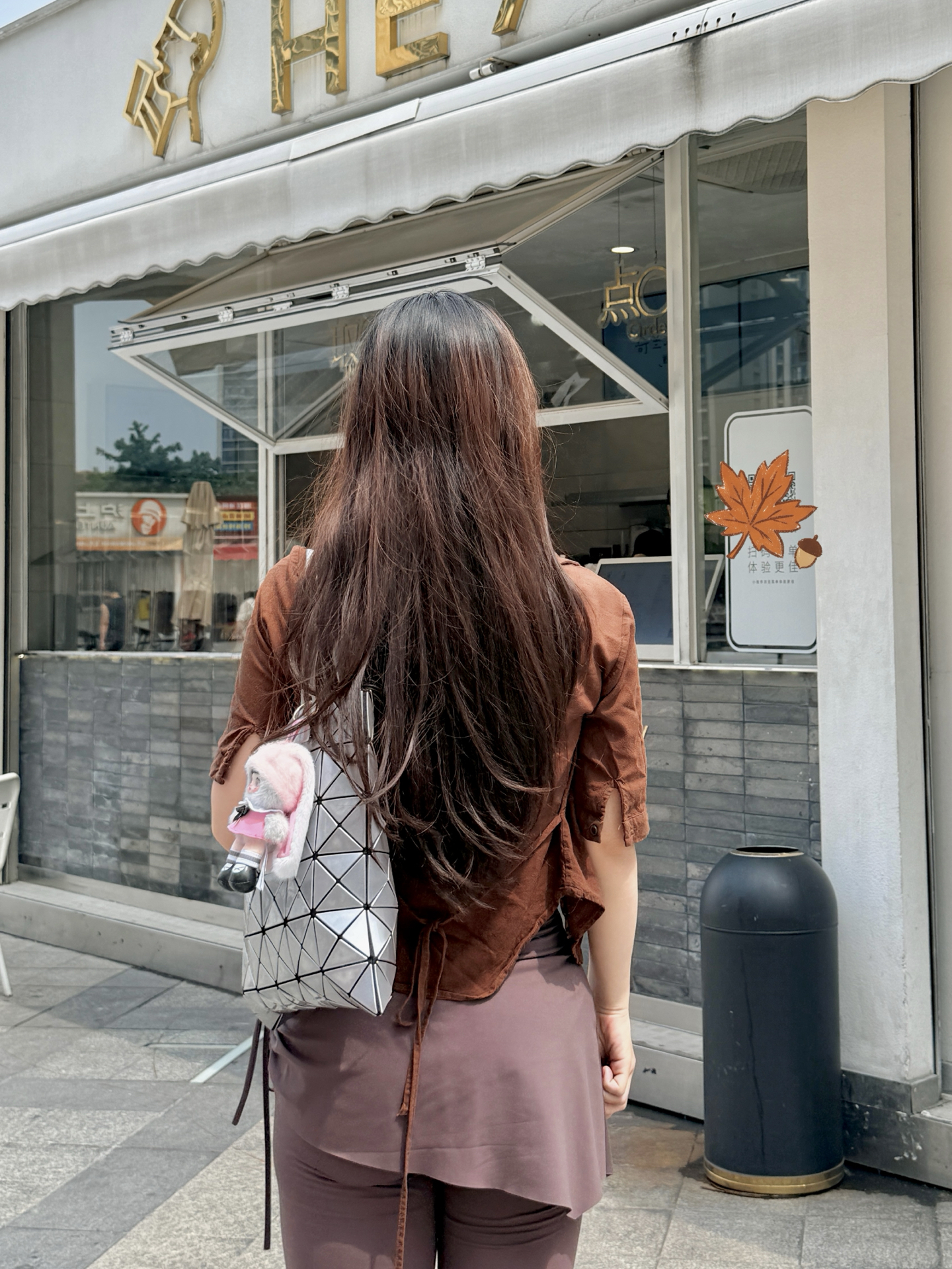 粉fufu挂件!广东入秋穿搭小心机🥰