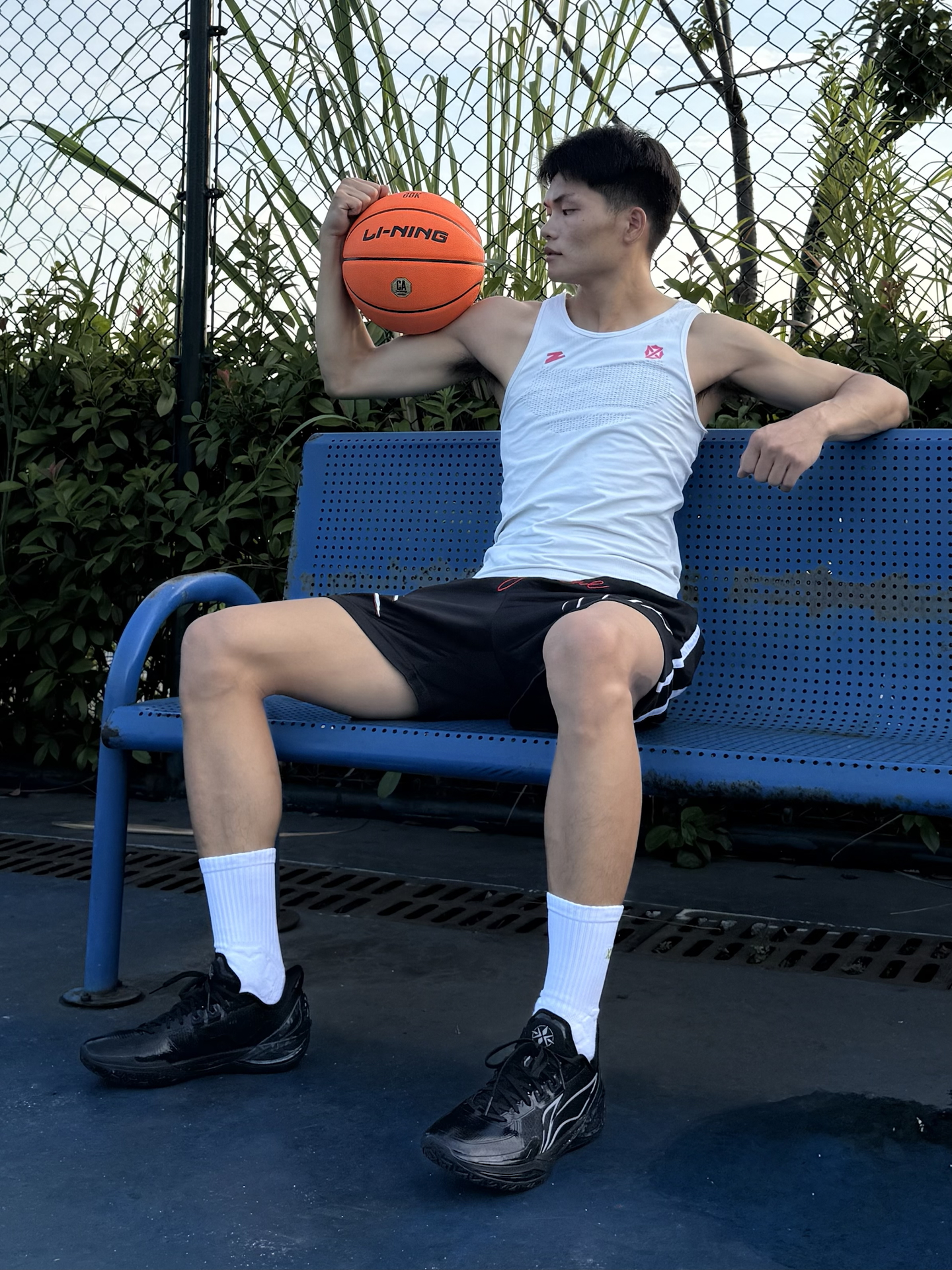 下班就能打球上🏀真的很快乐‼️