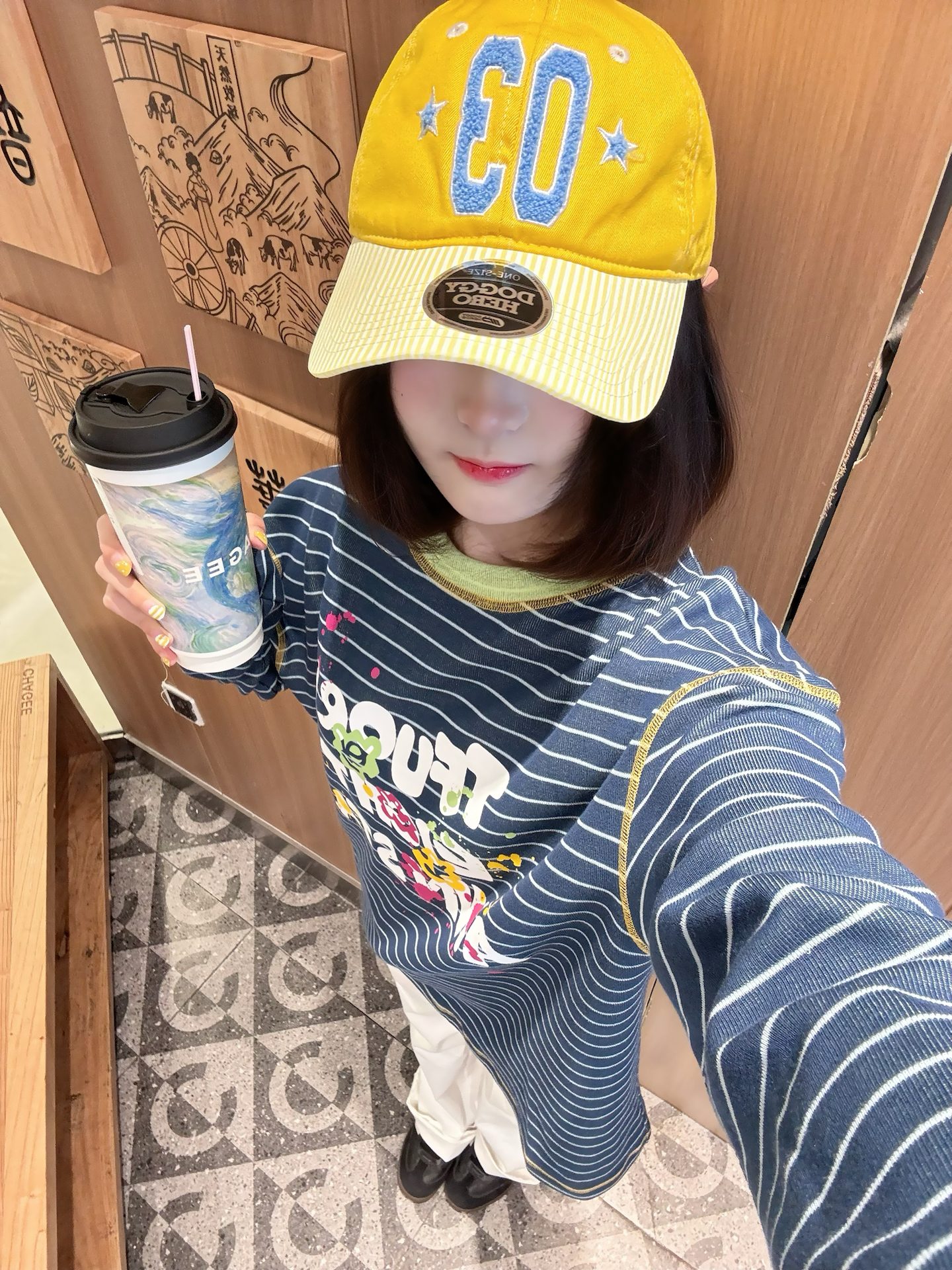 🍯💙美式撞色yyds!校园穿条纹长袖活力感拉满~
