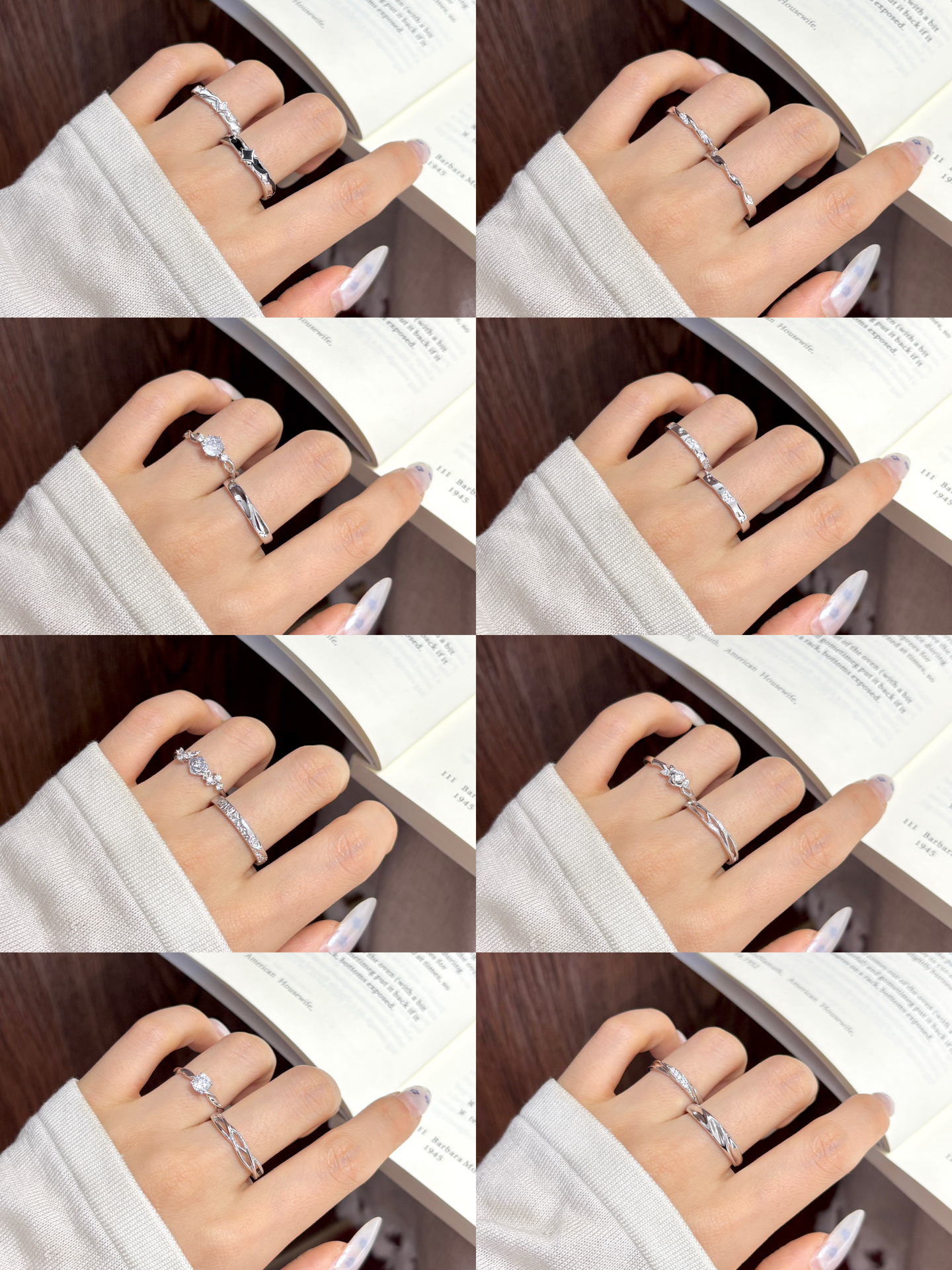 不贵…是可以天天换着戴的对戒合集💍